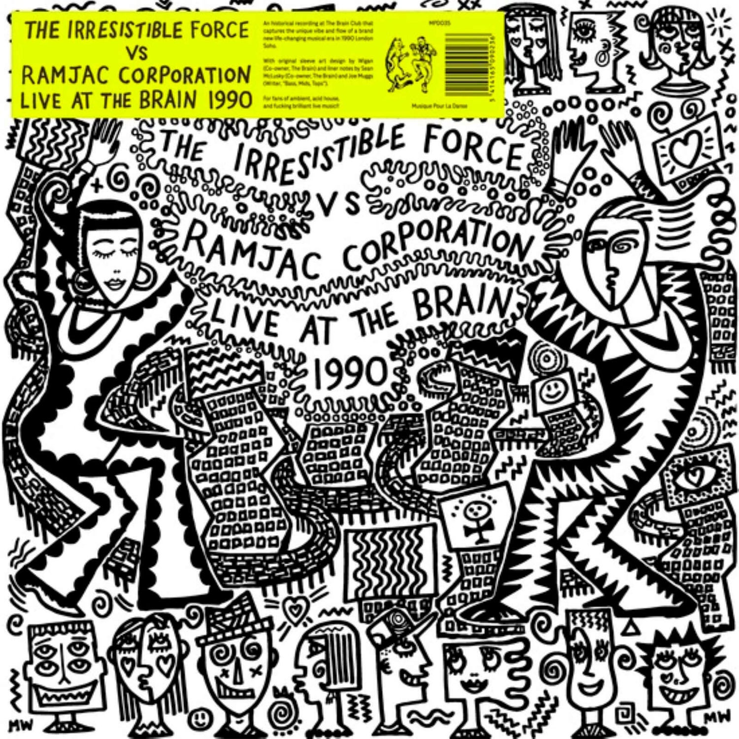 The Irresistible Force Vs Ramjac Corporation - Live At The Brain 1990 Vinyl