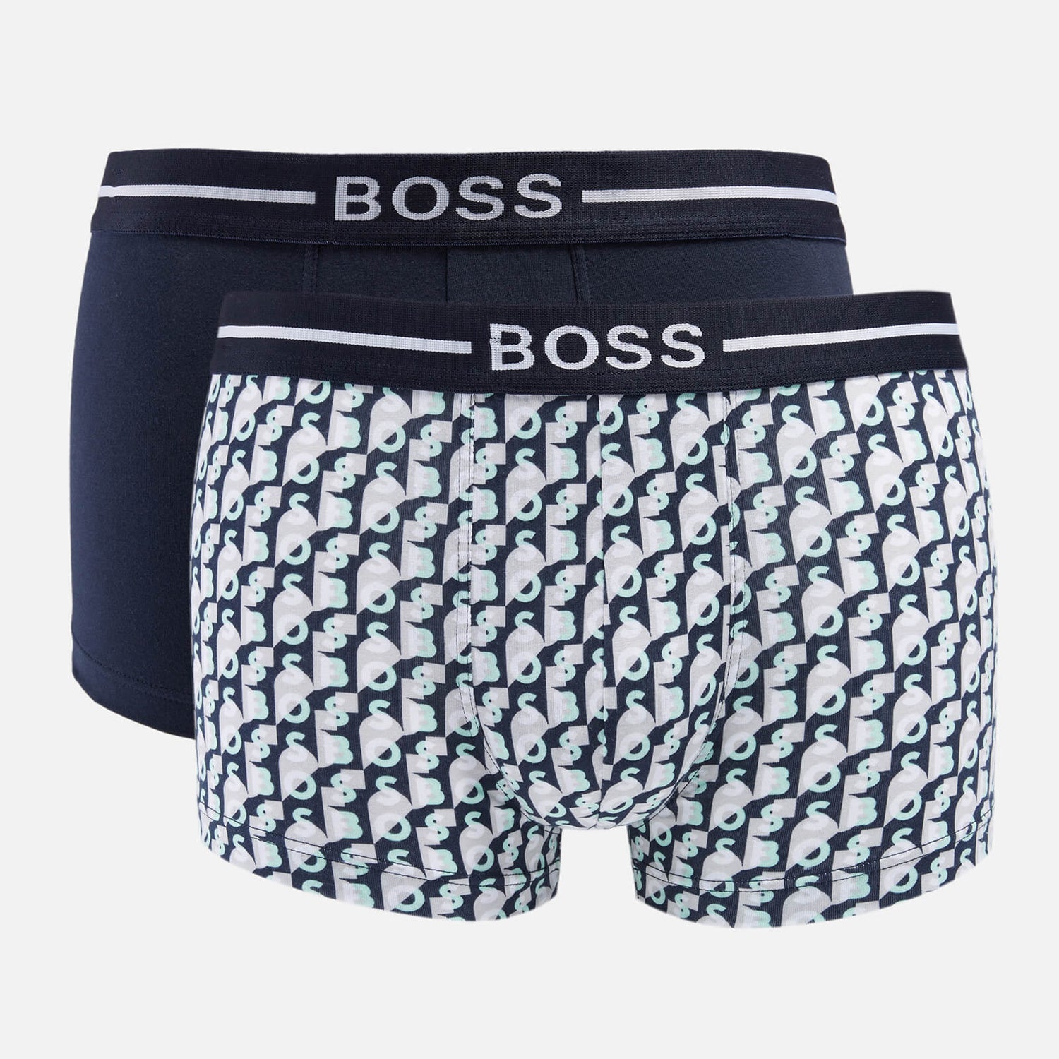 BOSS Bodywear Three-Pack Cotton-Blend Stretch-Jersey Boxer Briefs