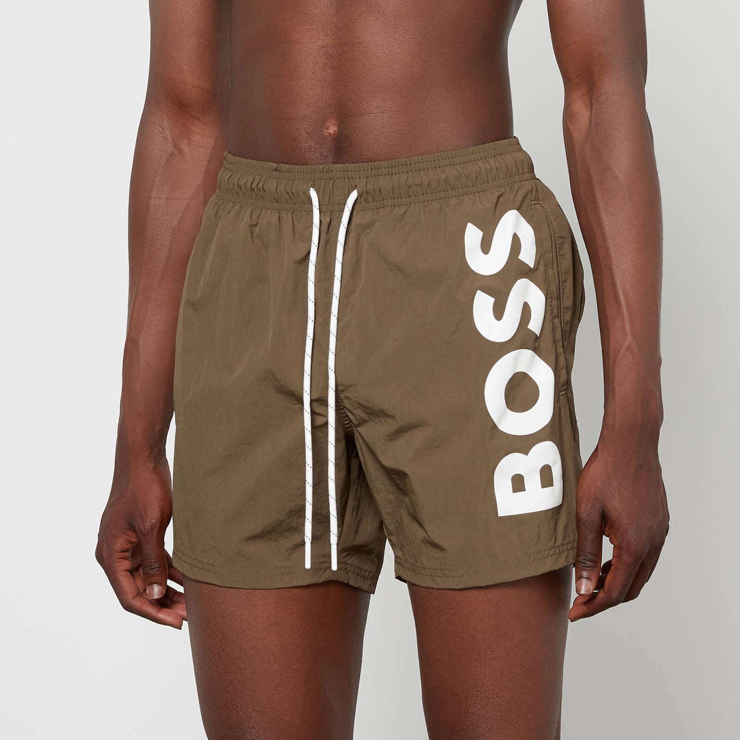 BOSS Swimwear Octopus Green Shell Swim Shorts