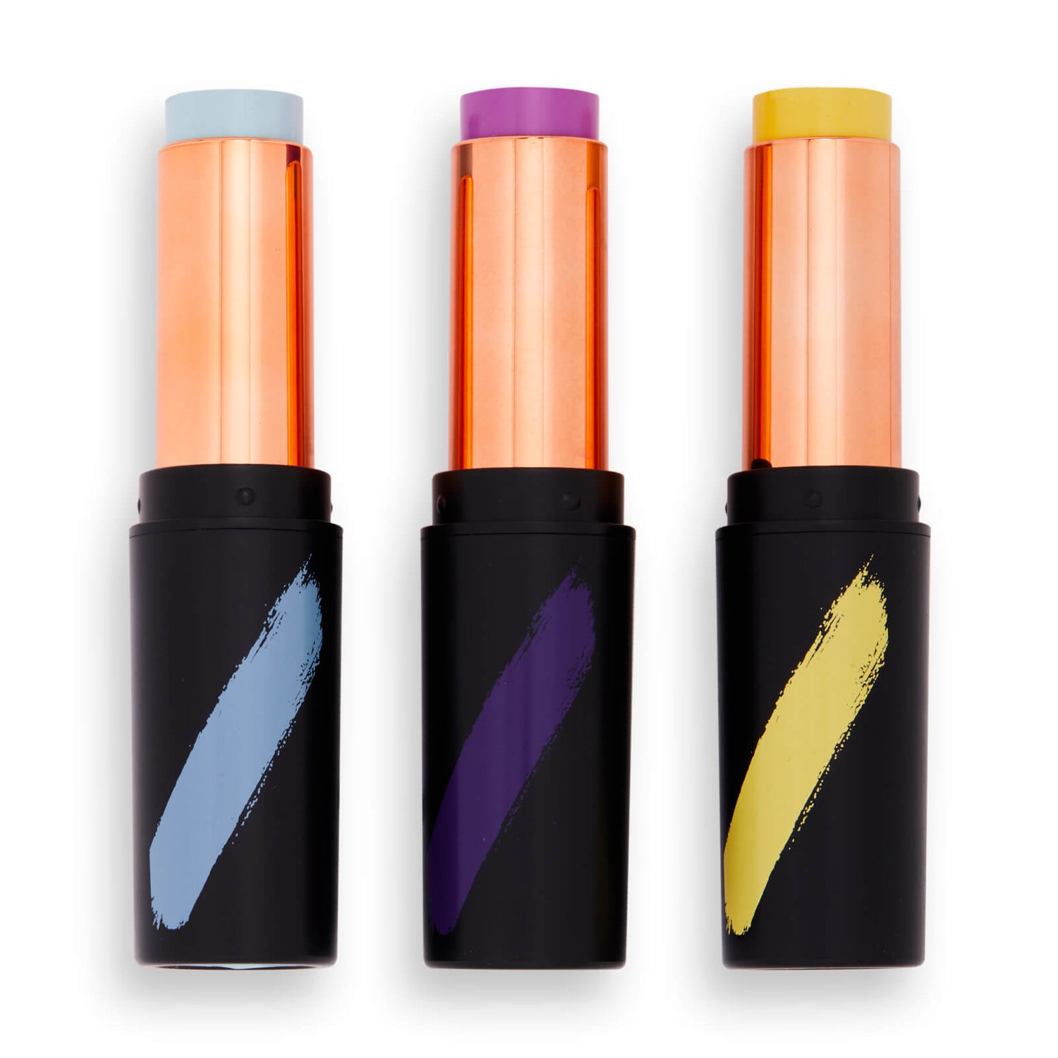 Creator Fast Base Paint Stick Set Cobalt, Purple, Yellow