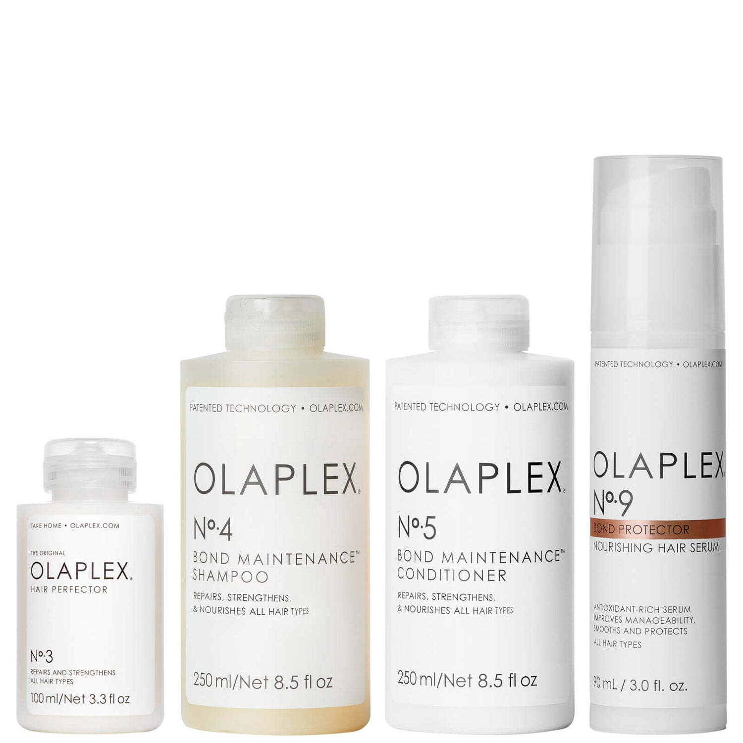 Olaplex Repairing Hair Protector Set - No.3, 4, 5 & 9 (Worth £112.00)