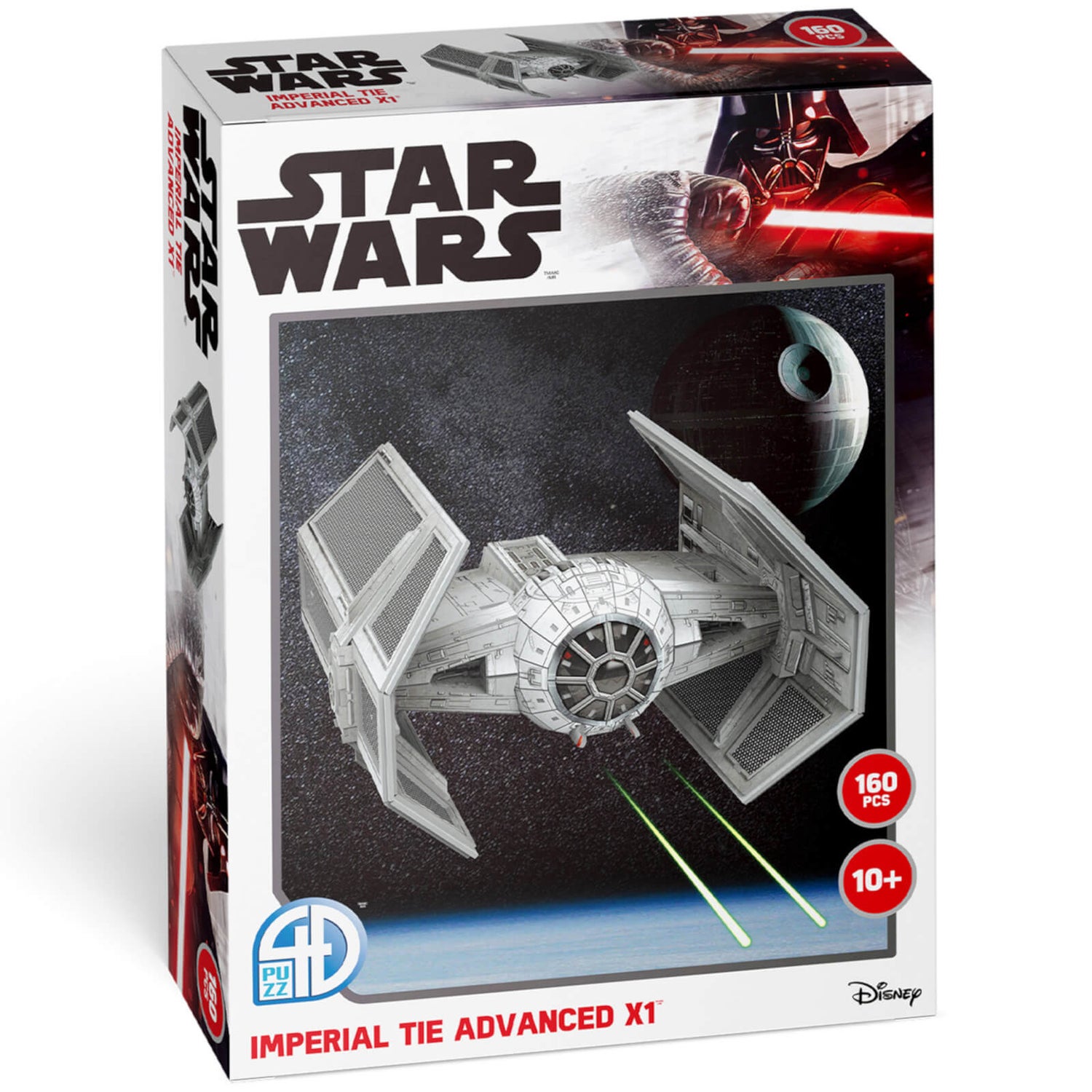 Star Wars Imperial TIE Advanced X1 Fighter Paper Core 3D Puzzle Model