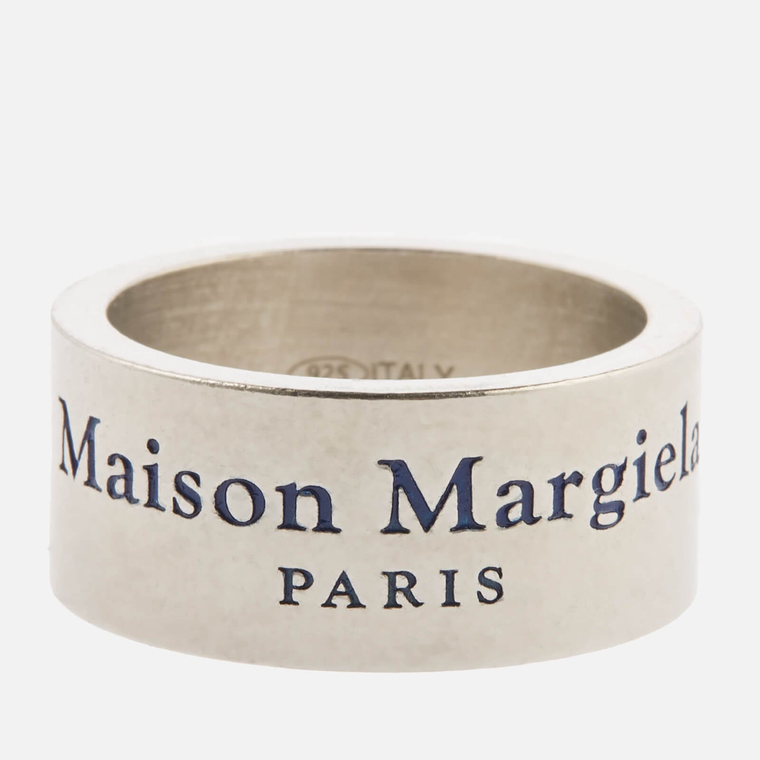 Maison Margiela Men's Ring - Dirty Silver/Medium Blue/Raw Indigo