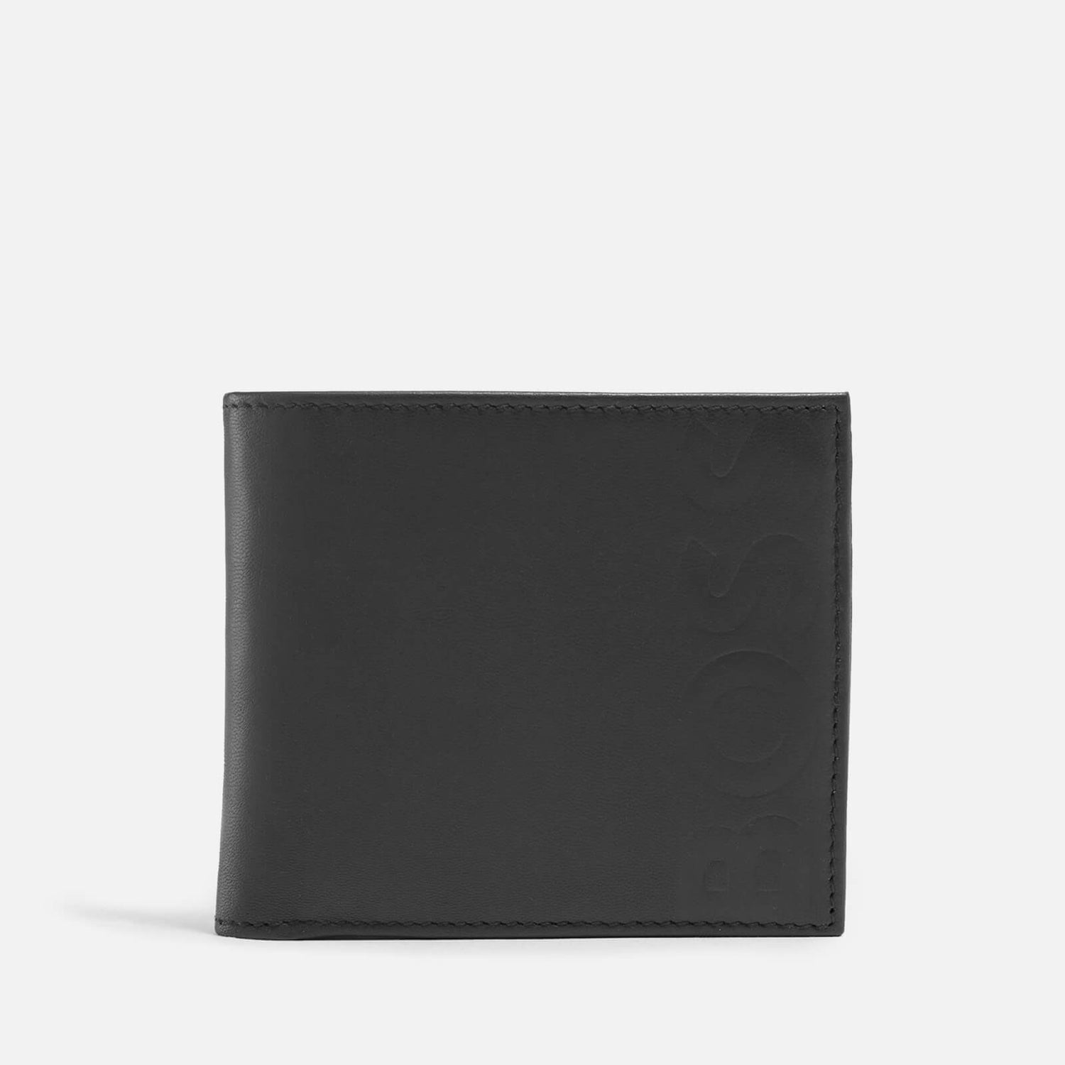BOSS Logo-Debossed Leather Bifold Wallet