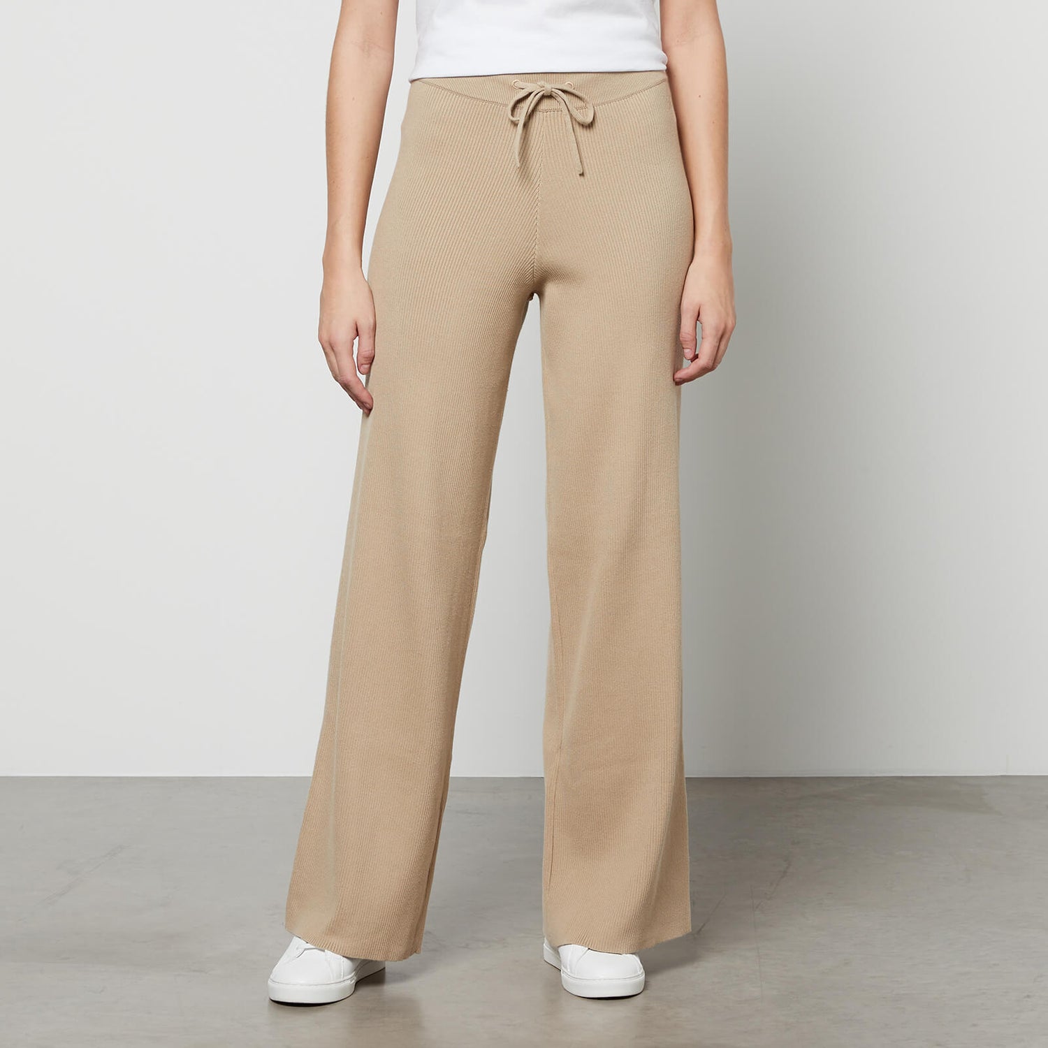 Tommy Hilfiger Cotton-Blend Ribbed-Knit Trousers