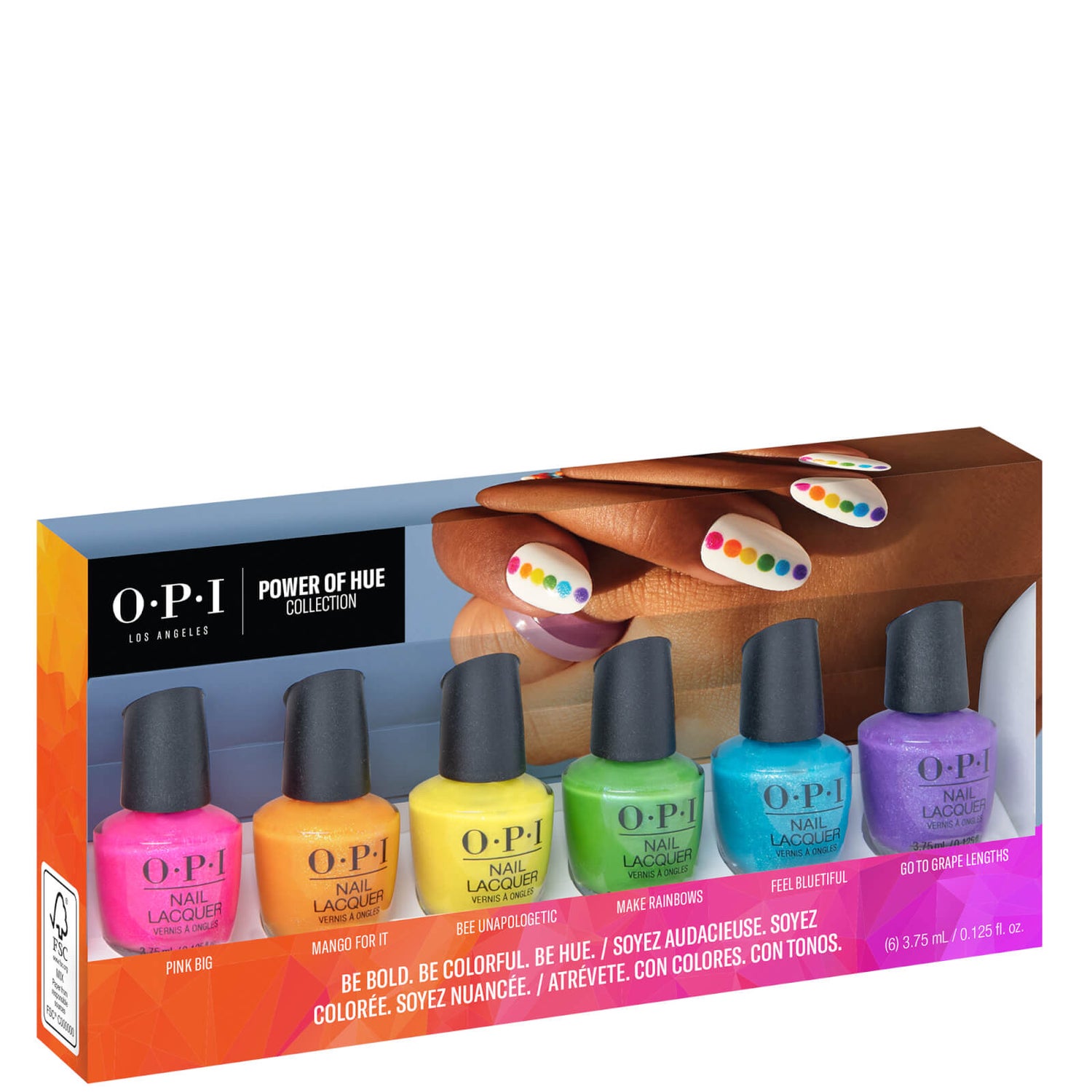 OPI Power of Hue Collection Nail Lacquer Mini 6-Pack