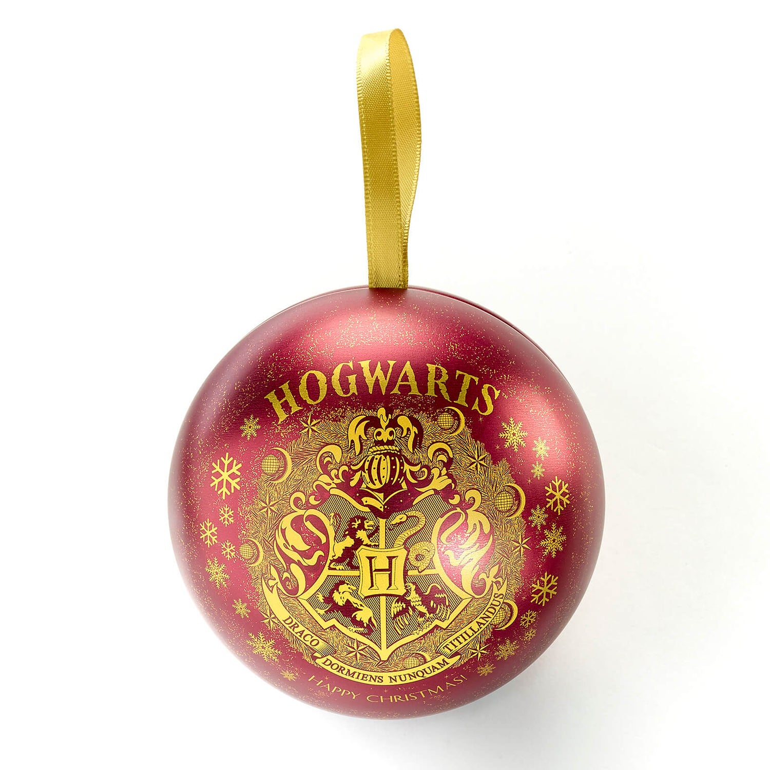 Kellica Harry Potter Hogwarts Crest Red Bauble with Time Turner Necklace