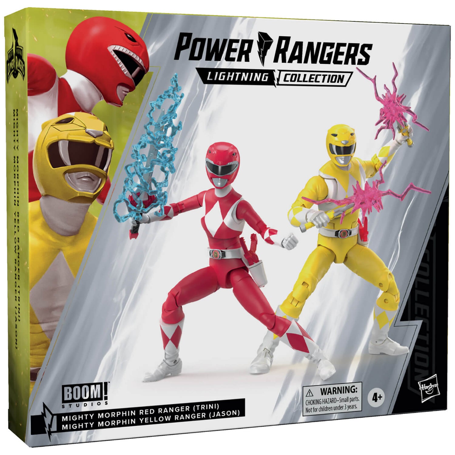 Hasbro Power Rangers Lightning Collection Mighty Morphin Yellow & Red Ranger  “Swap” Jason & Trini 2-pack 6 Inch Action Figures - Exclusive Merchandise -  Zavvi UK