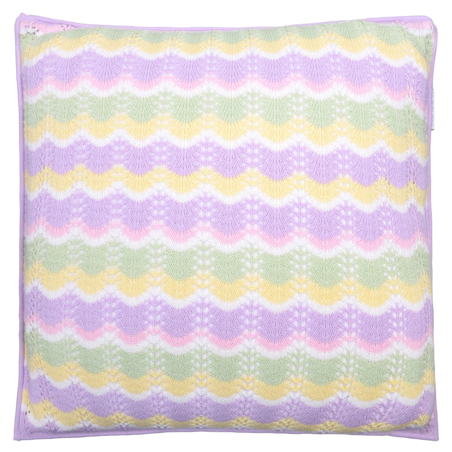 Olivia Rubin Wiggle Cushion - Pastel - 45x45cm