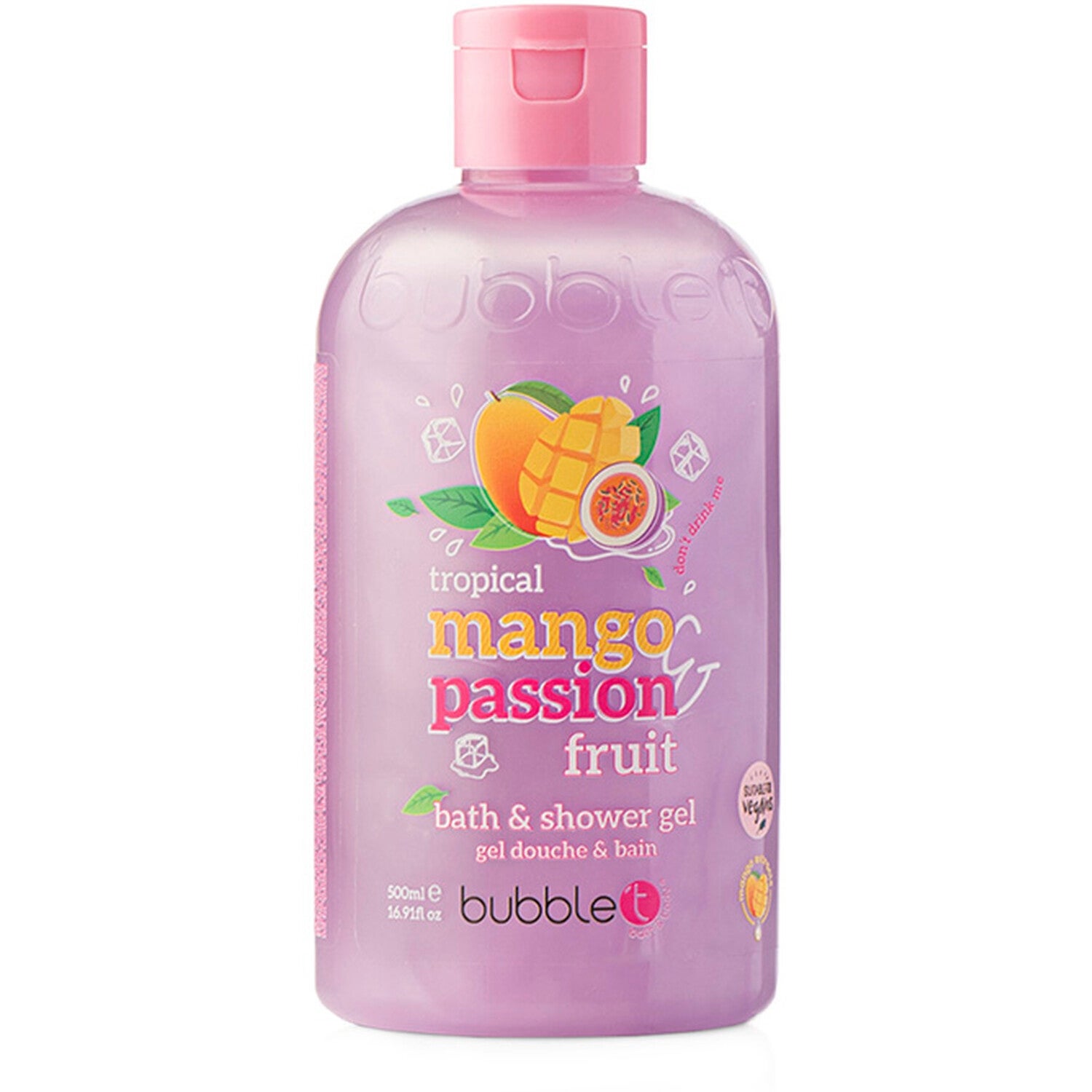 Bubble T Blueberry and Dragon Fruit Smoothie Bath and Shower Gel 500ml