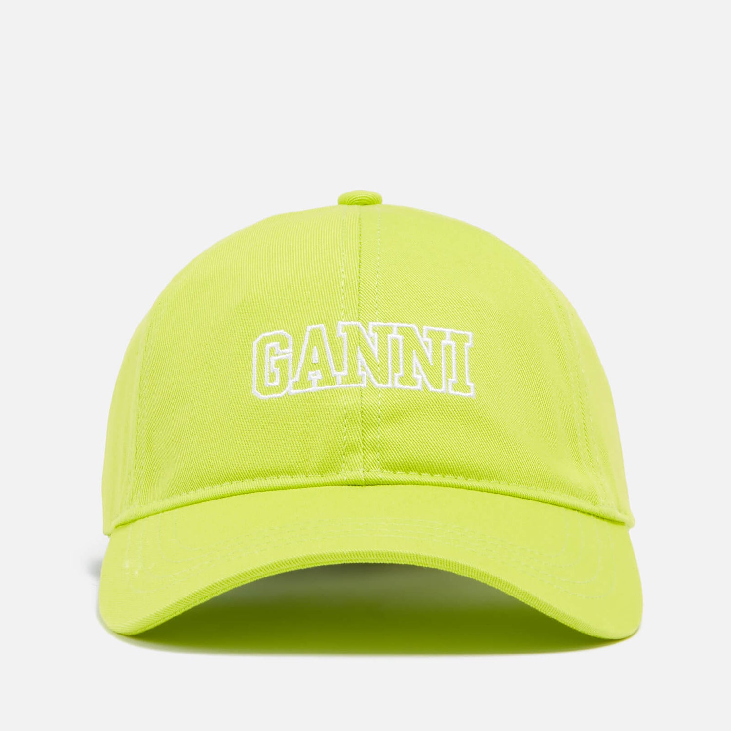 Ganni Software Logo-Embroidered Organic Cotton Baseball Cap