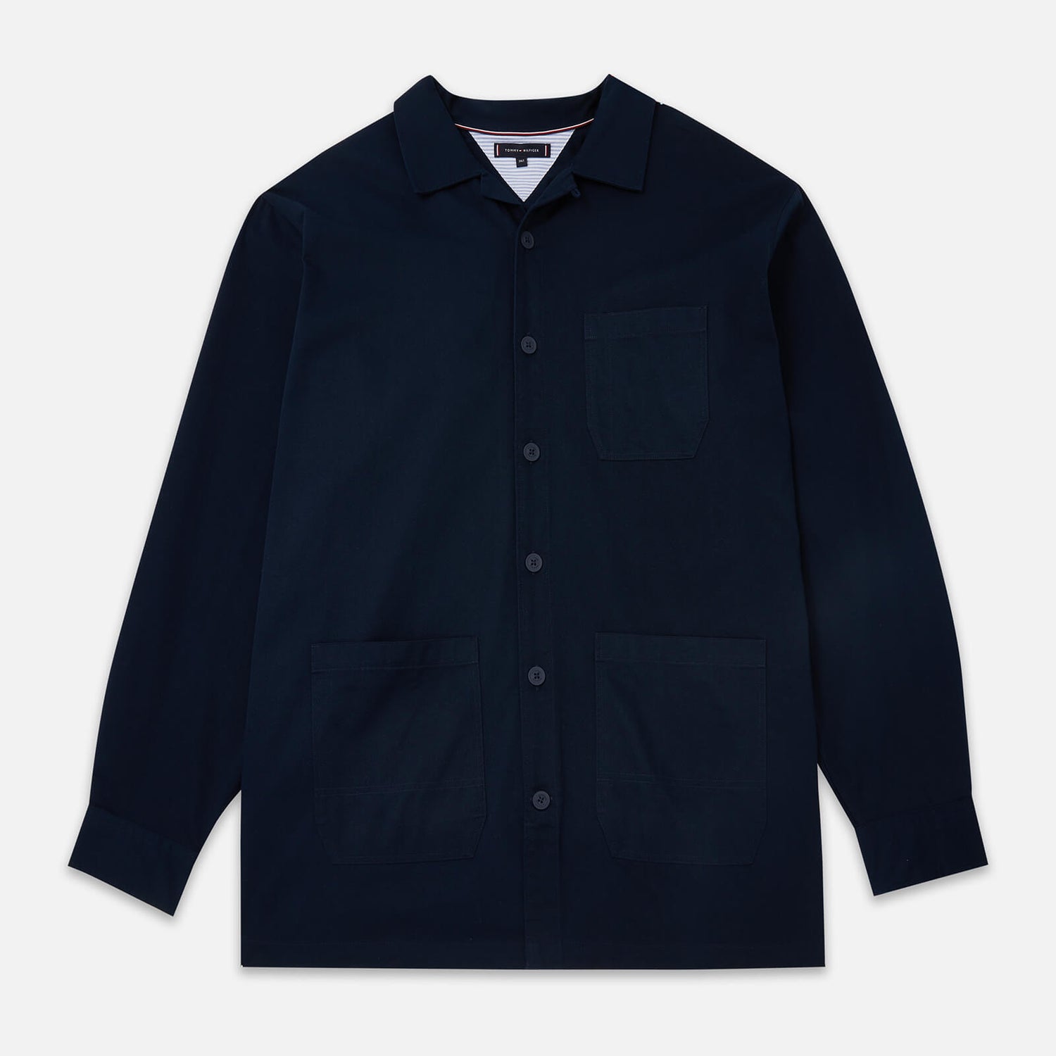 Tommy Hilfiger Big & Tall Cotton-Twill Shirt Jacket