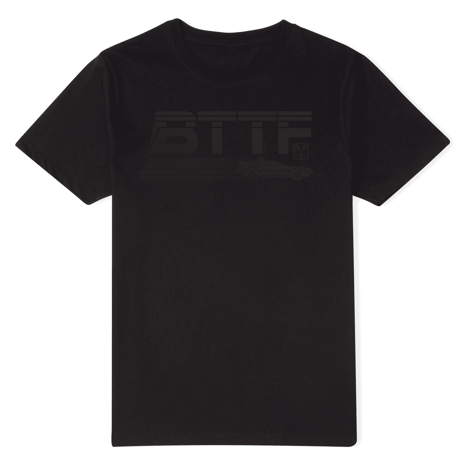 Back To The Future Monochrome Men's T-Shirt - Black