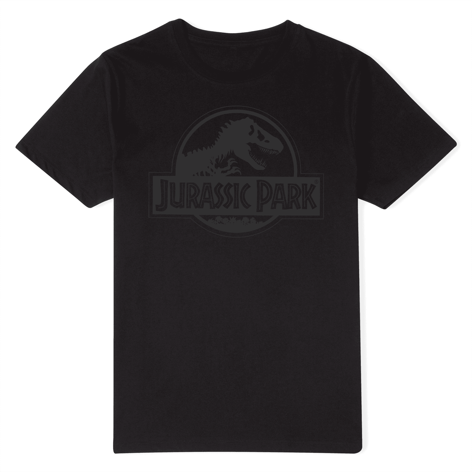 Jurassic Park Monochrome Men's T-Shirt - Black