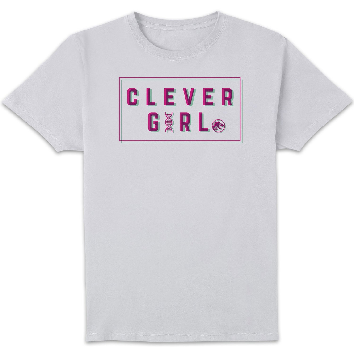 Jurassic Park Clever Girl Men's T-Shirt - White