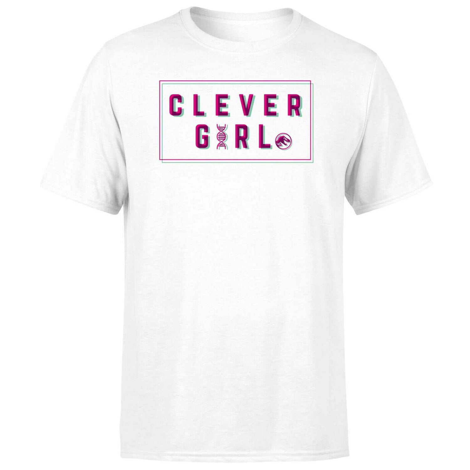 Jurassic Park Clever Girl Men's T-Shirt - White