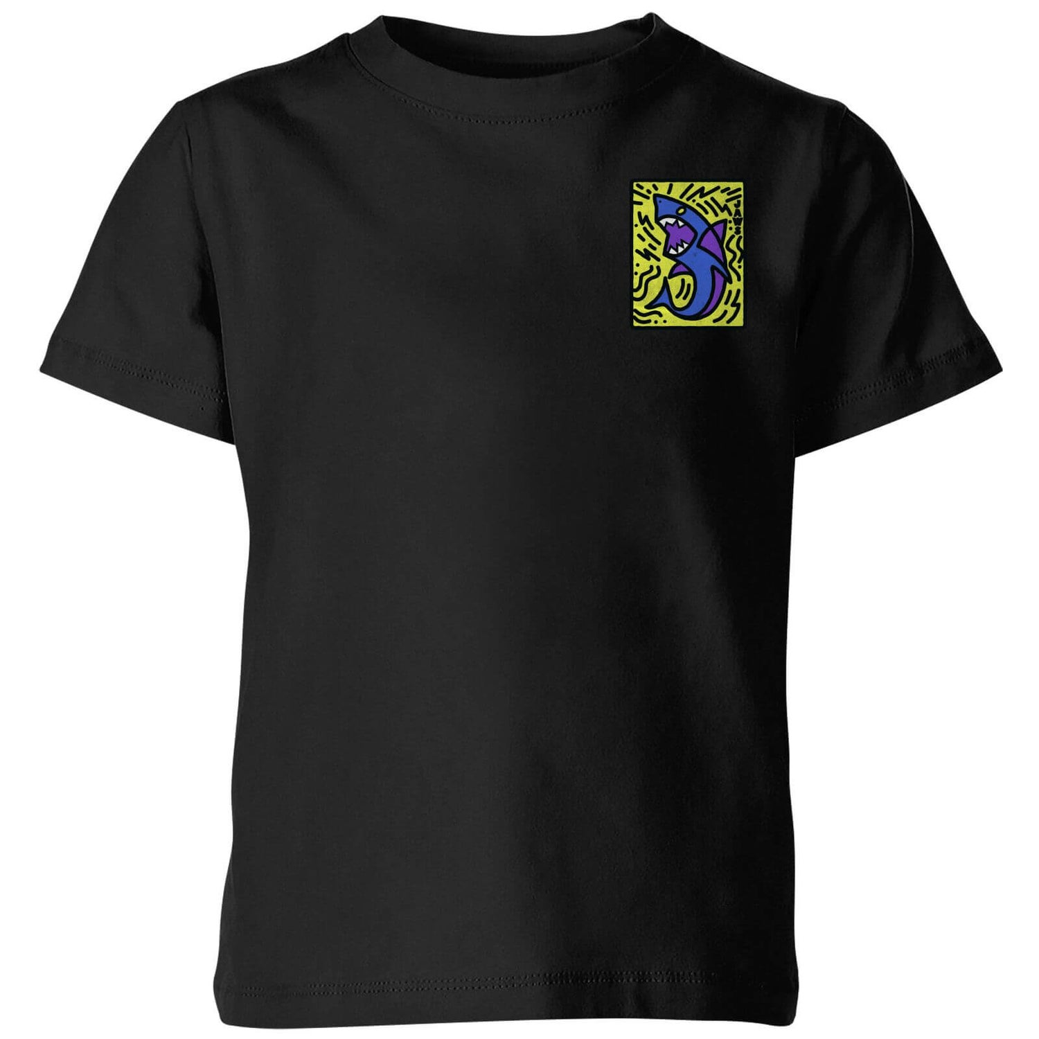 Jaws Doodle Icon Kids' T-Shirt - Black