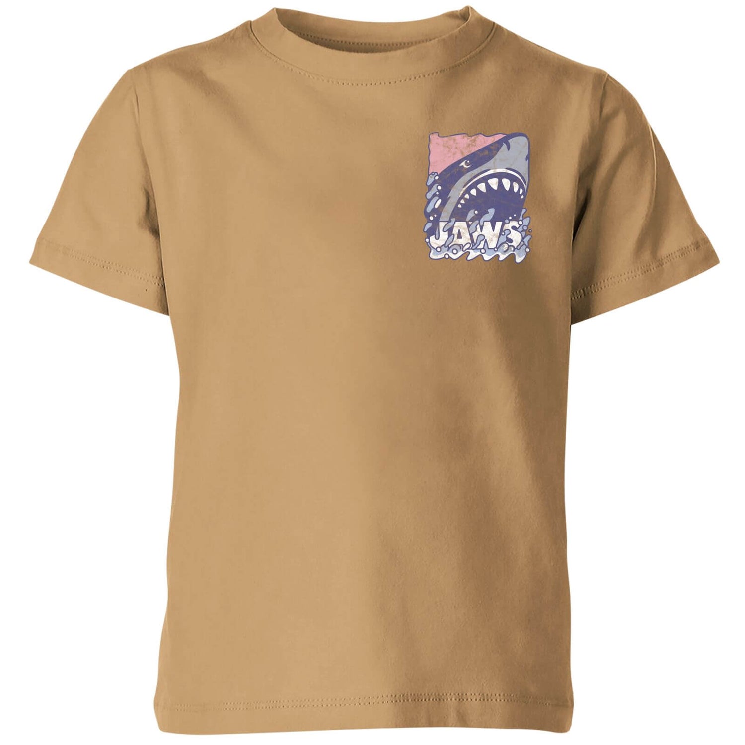 Jaws Retro Kids' T-Shirt - Tan