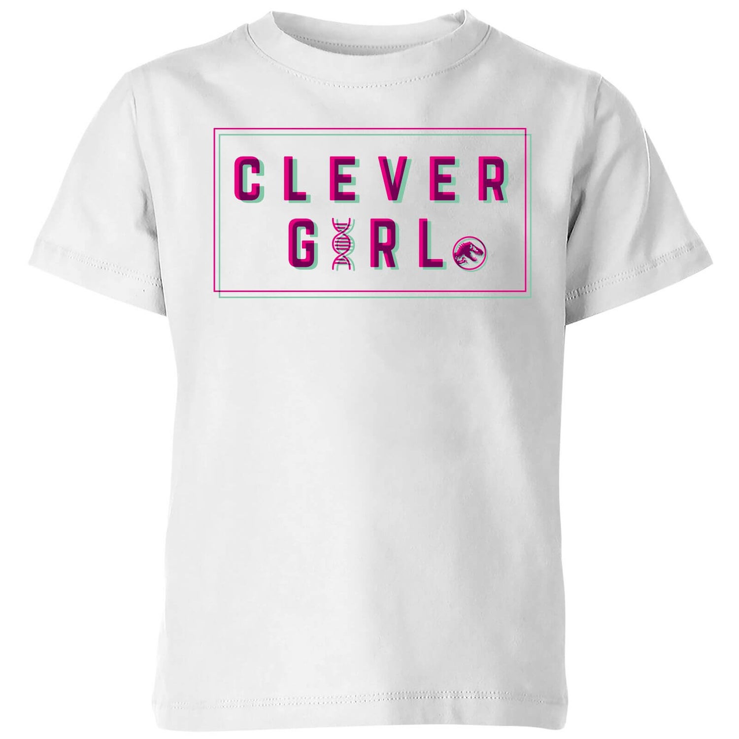 Jurassic Park Clever Girl Kids' T-Shirt - White