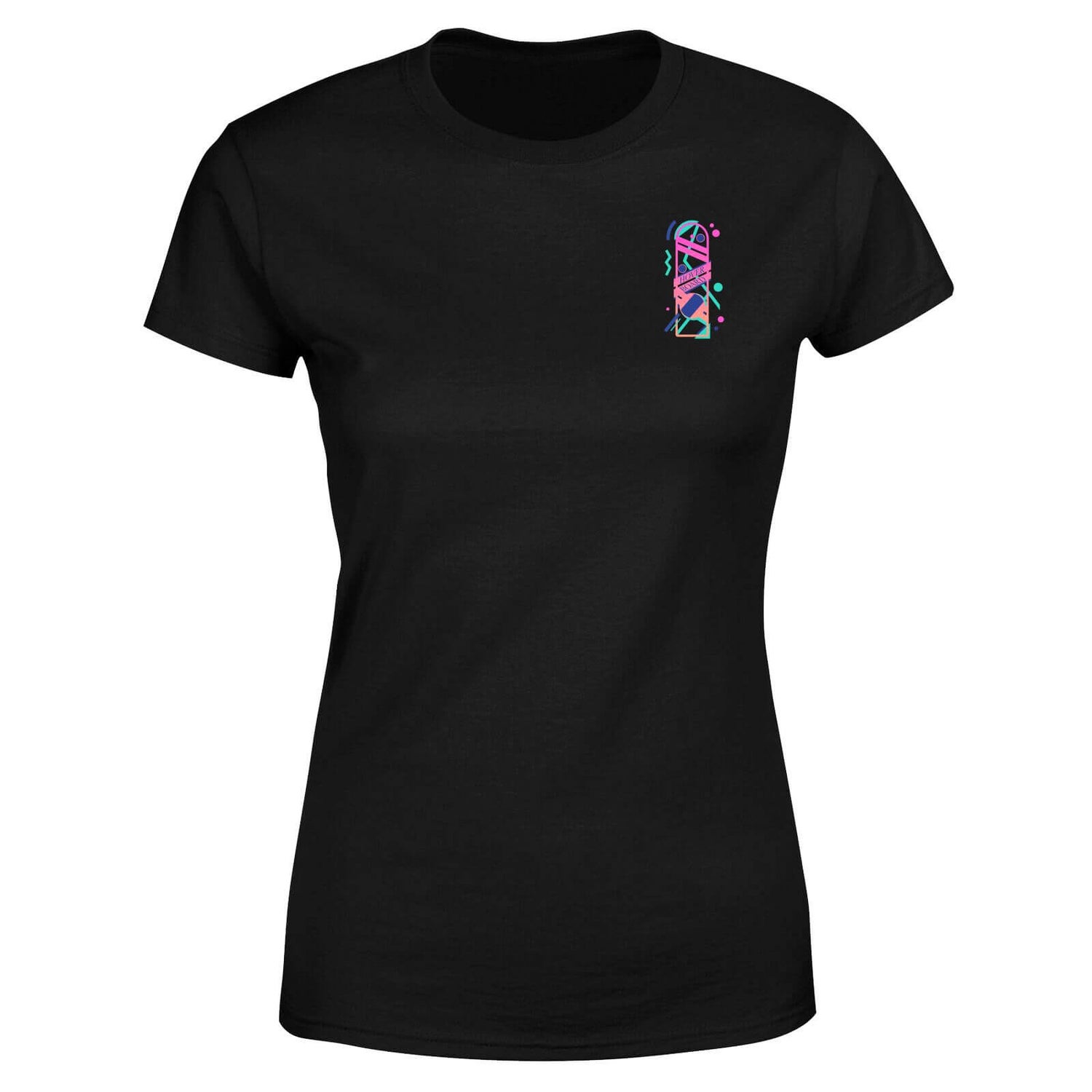 Back To The Future Hover Board Women's T-Shirt - Black