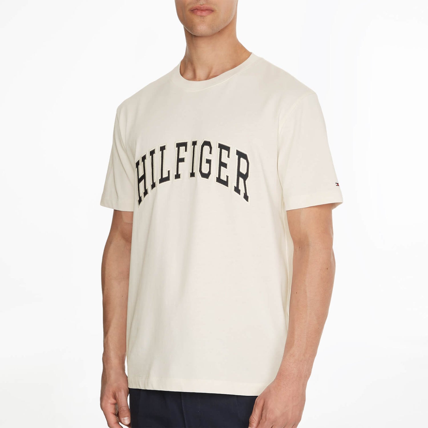 Tommy Hilfiger Arch Logo Cotton T-Shirt - M