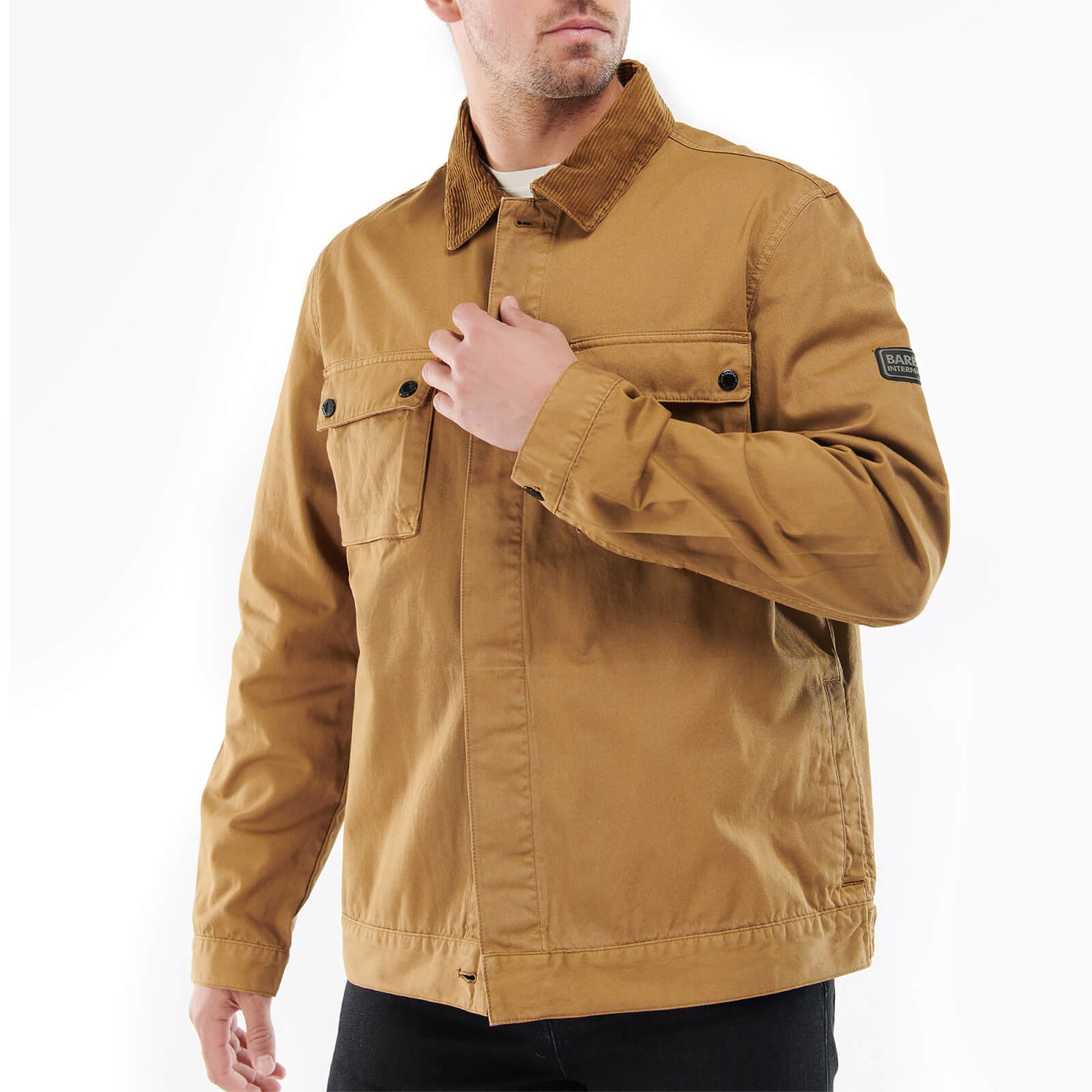Barbour International Course Logo-Detailed Cotton-Twill Jacket - S