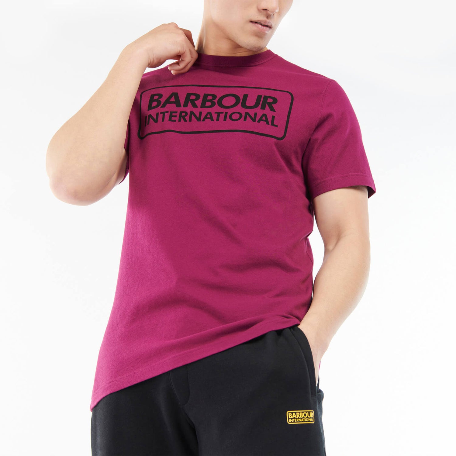 Barbour International Essential Logo-Print Cotton-Jersey T-Shirt - S