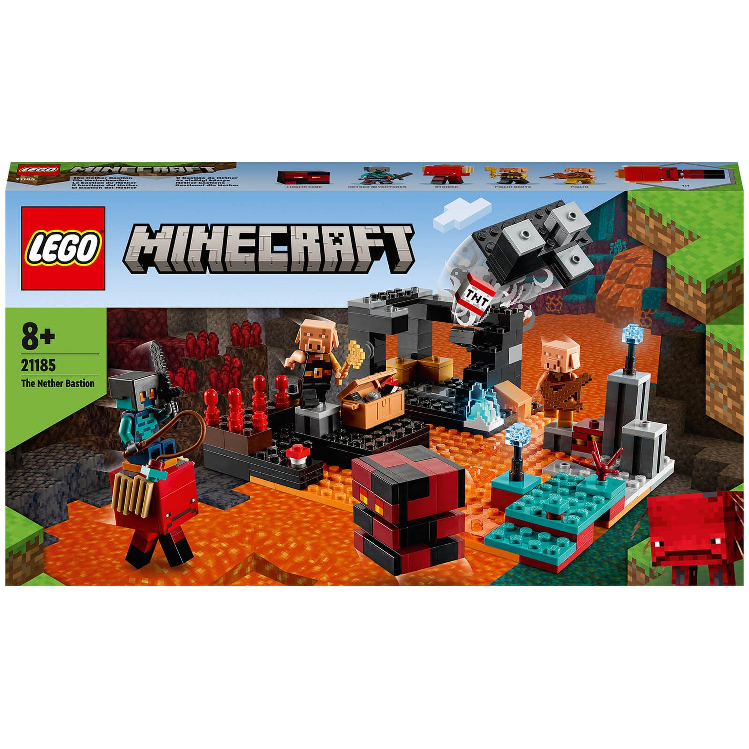 LEGO Minecraft: Die Netherbastion Action-Spielzeug, Set mit Figuren (21185)