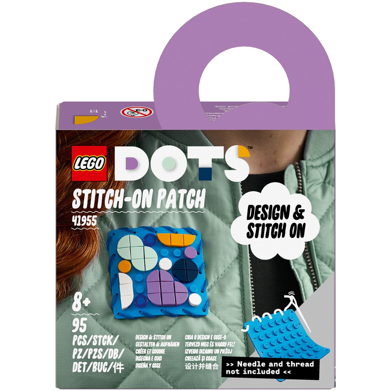 LEGO DOTS: Stitch-on Patch Badge Arts and Crafts Set (41955)