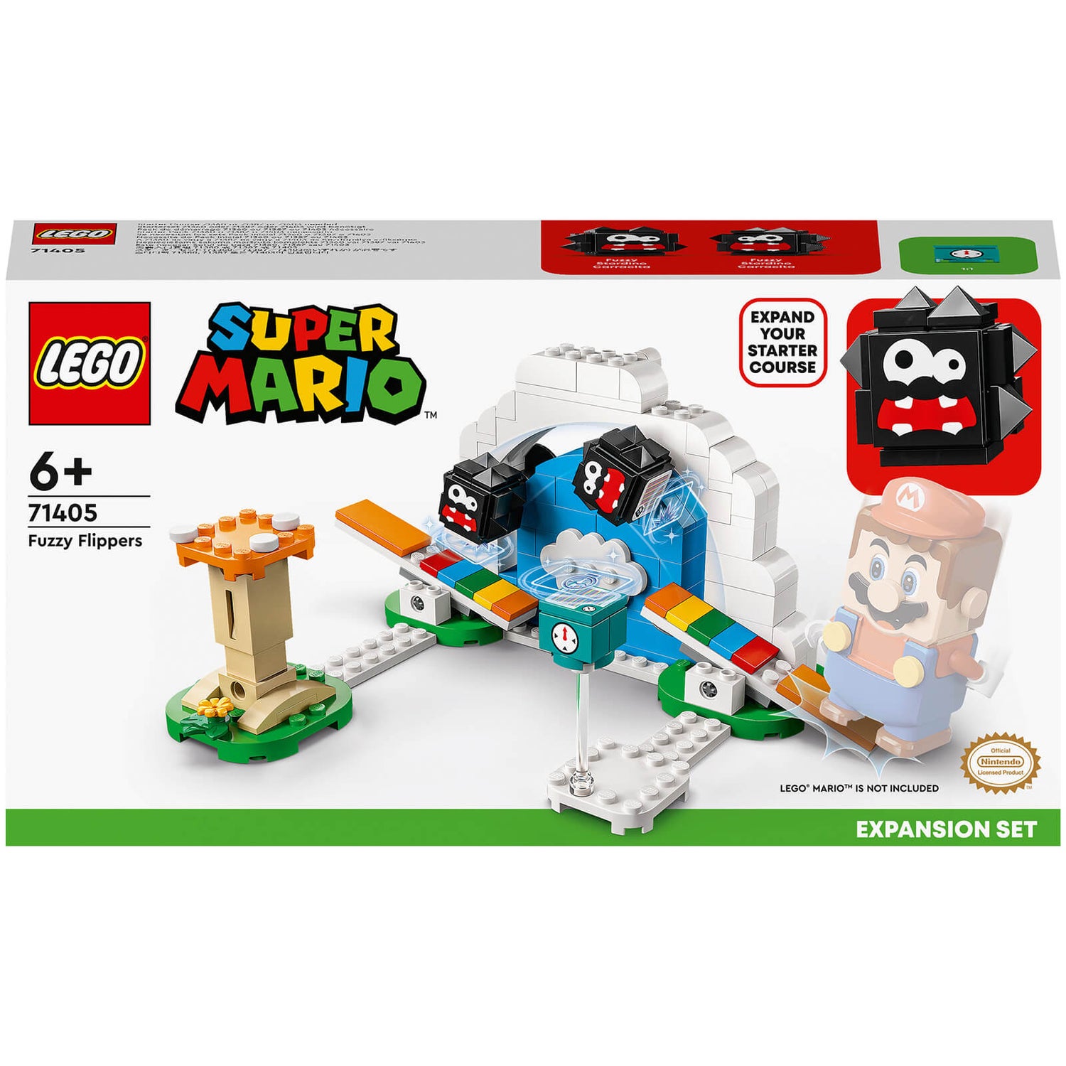 LEGO Super Mario Action into the Sky with the Fuzzy Flippers Expansion Set (71405)