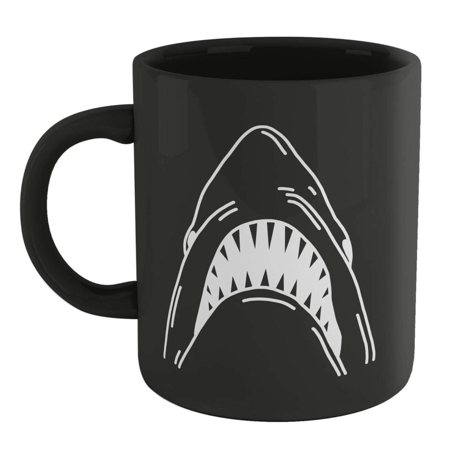Jaws Bite Me Mug - Black
