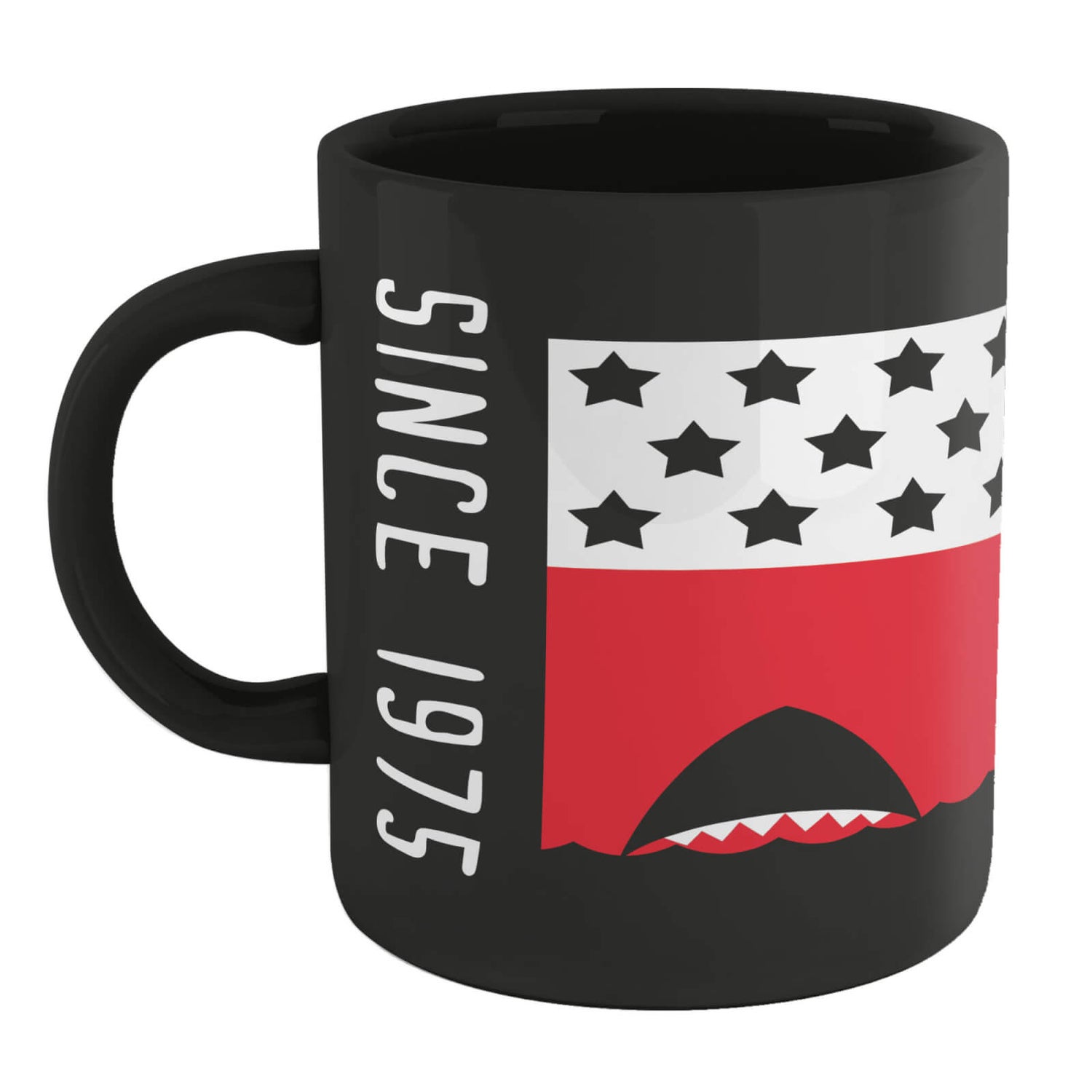 Jaws Flag Mug - Black