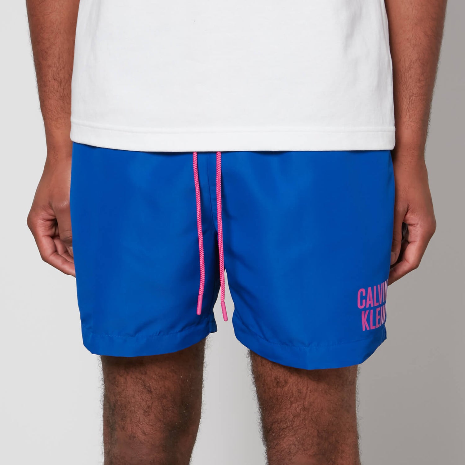 Calvin Klein Medium Length Double Waistband Shell Swim Shorts - S