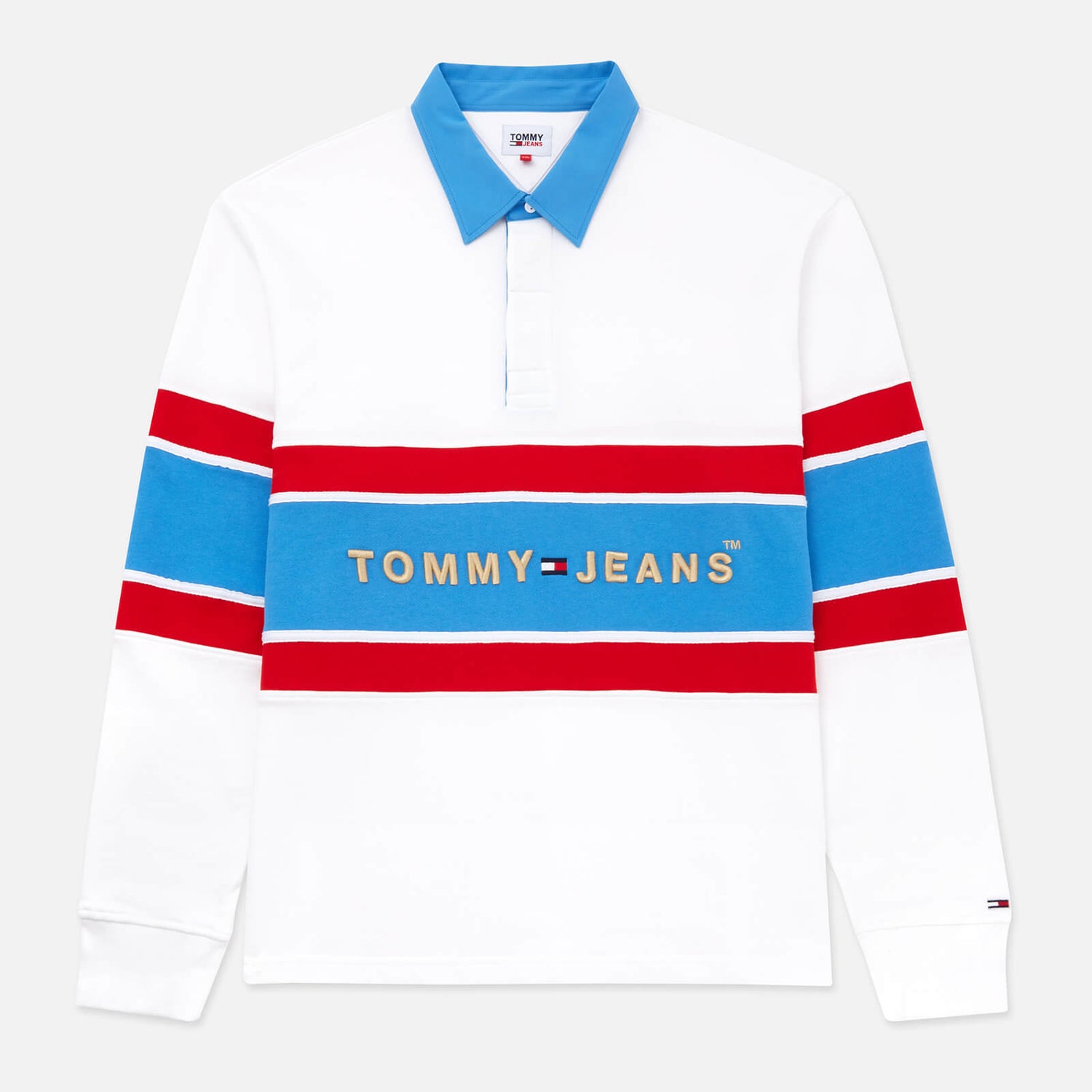 Tommy Jeans Plus Organic Cotton-Blend Rugby Top