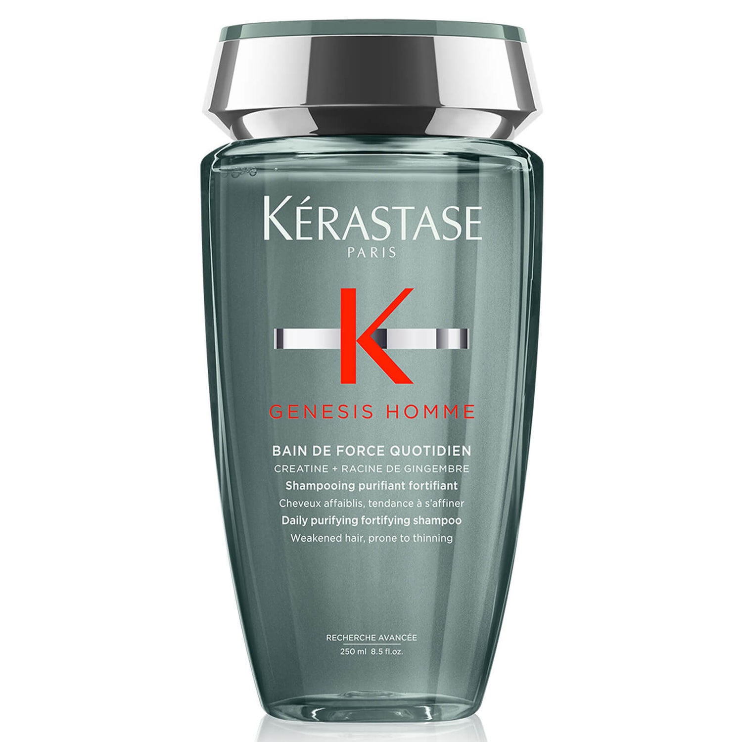 Champú fortalecedor purificante diario Genesis Homme de Kérastase, 250 ml