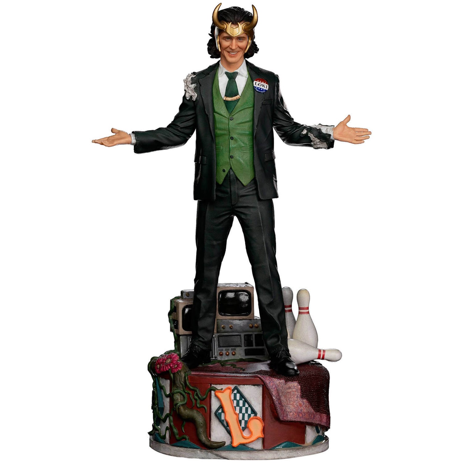 Iron Studios Marvel Loki 1/10 Art Scale Figure Loki President Ver.