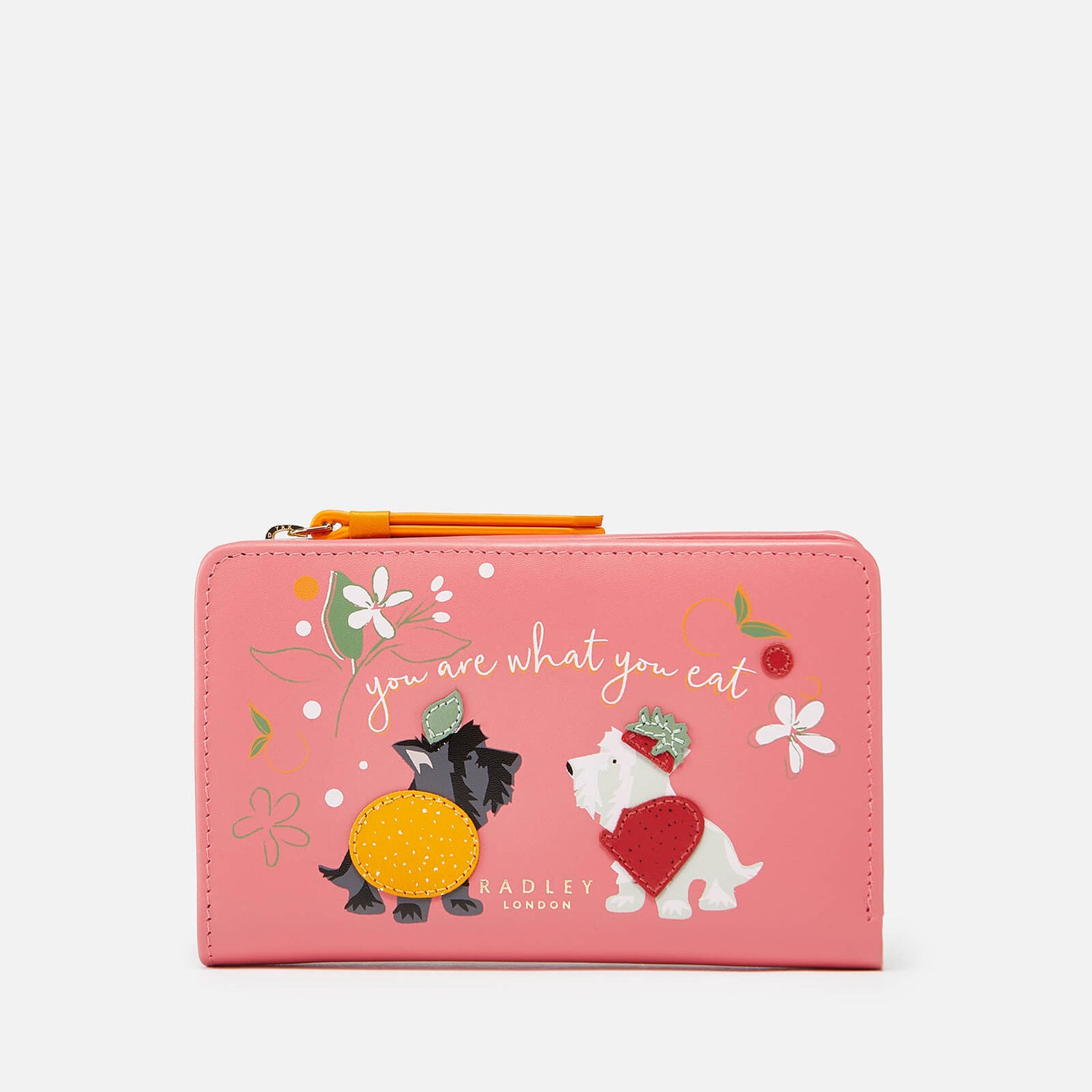 Radley Women's Fruit Dogs Medium Bifold Purse - Sweet Coral