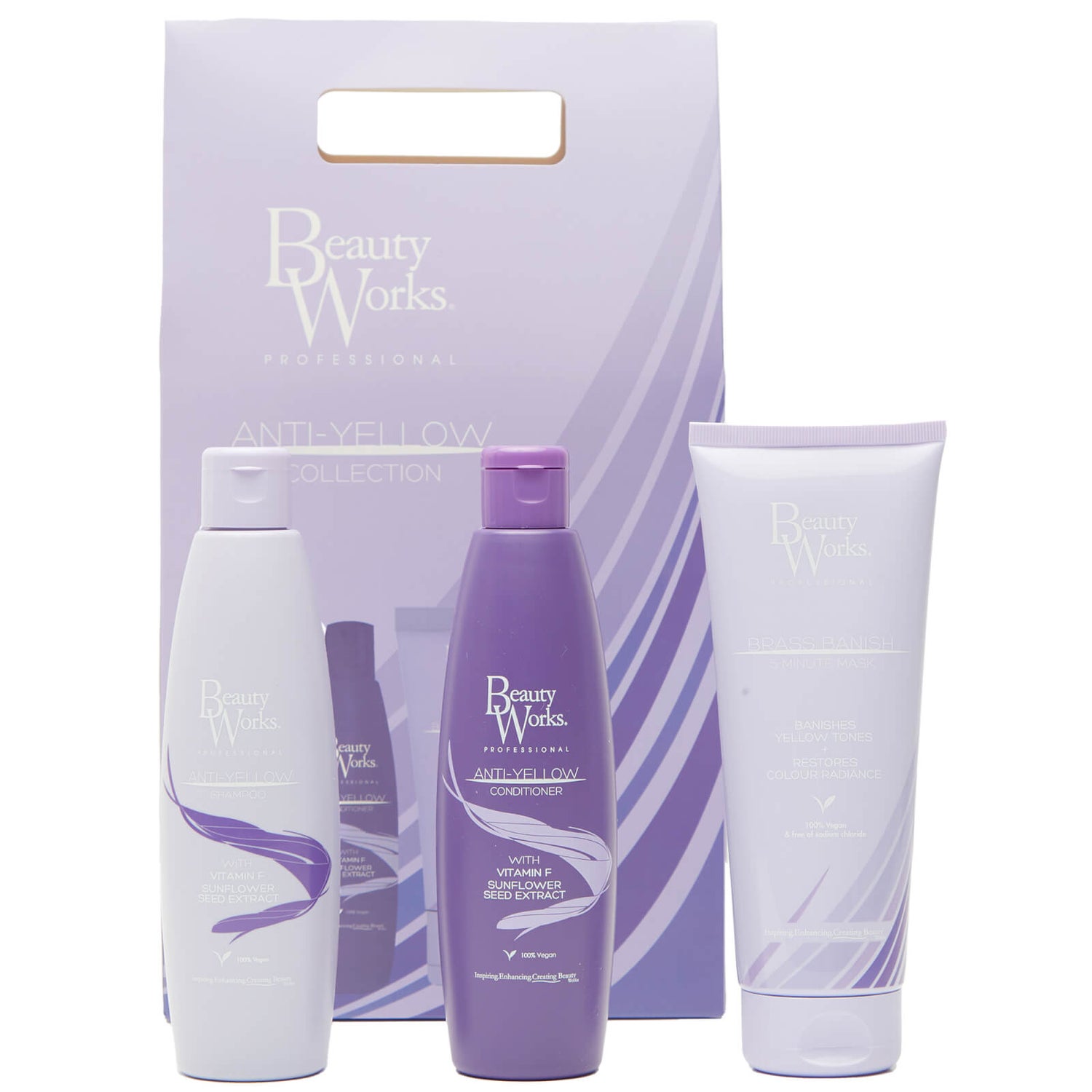 Beauty Works Anti Yellow Collection Gift Set (Worth £39.97)