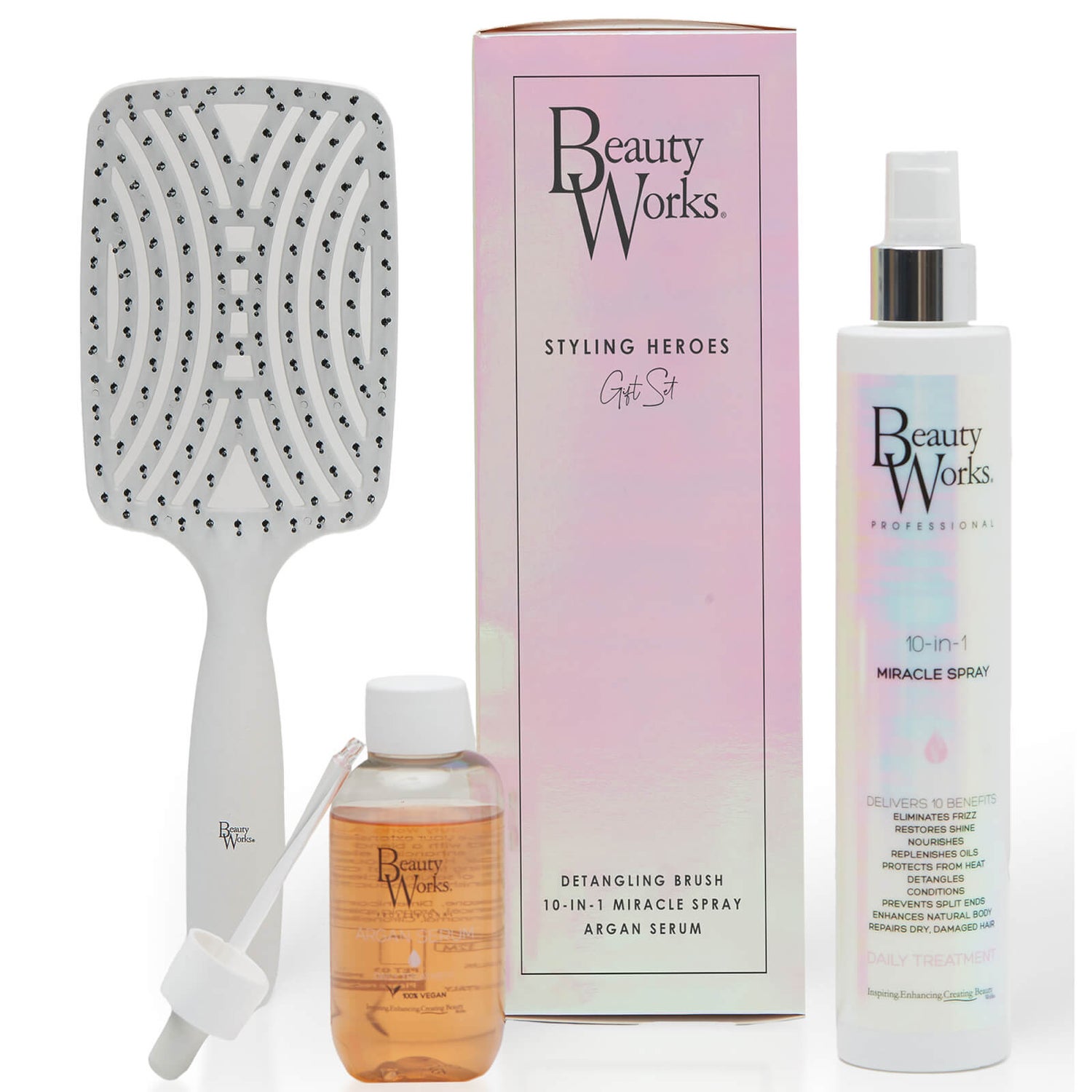 Beauty Works Styling Heros Gift Set (Worth £38.98)