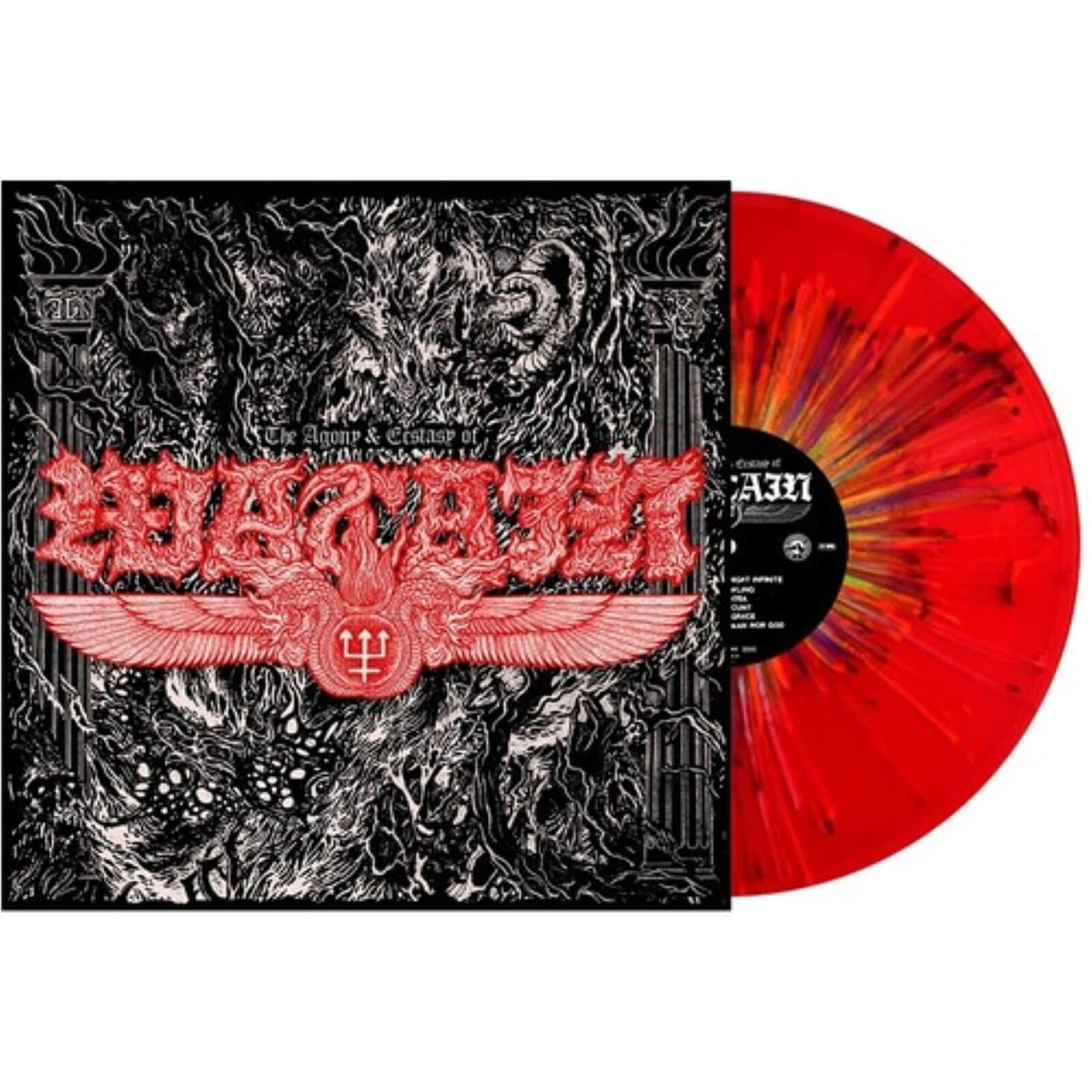 Watain - The Agony & Ecstasy of Watain Vinyl (Red w/ Rainbow Splatter)