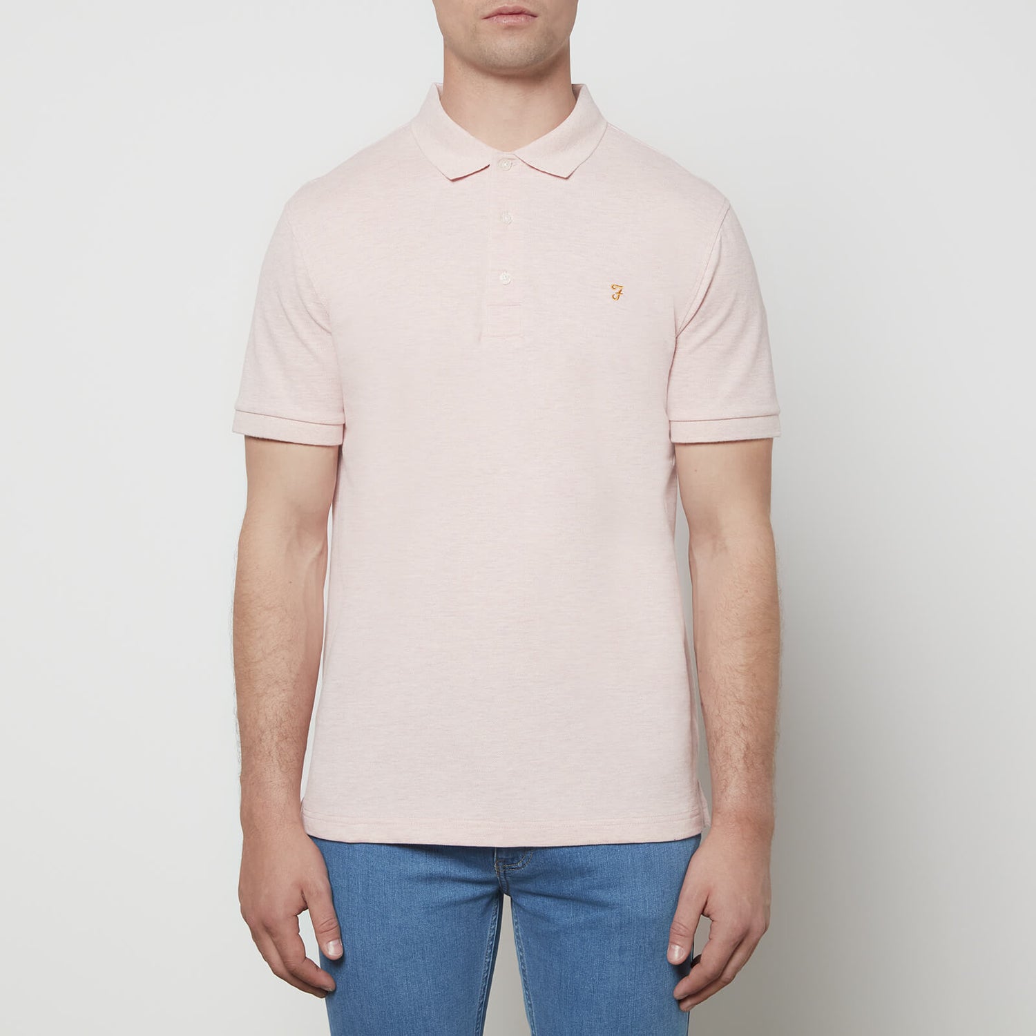 Farah Men's Blanes Polo Shirt - Corinthian Pink - S