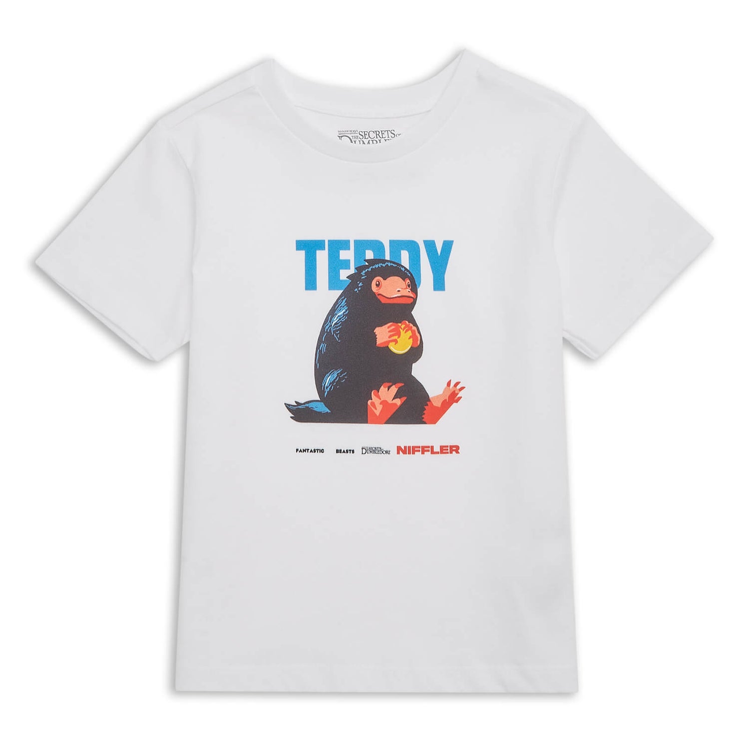 T-Shirt pour enfants Teddy Les Animaux Fantastiques - Blanc