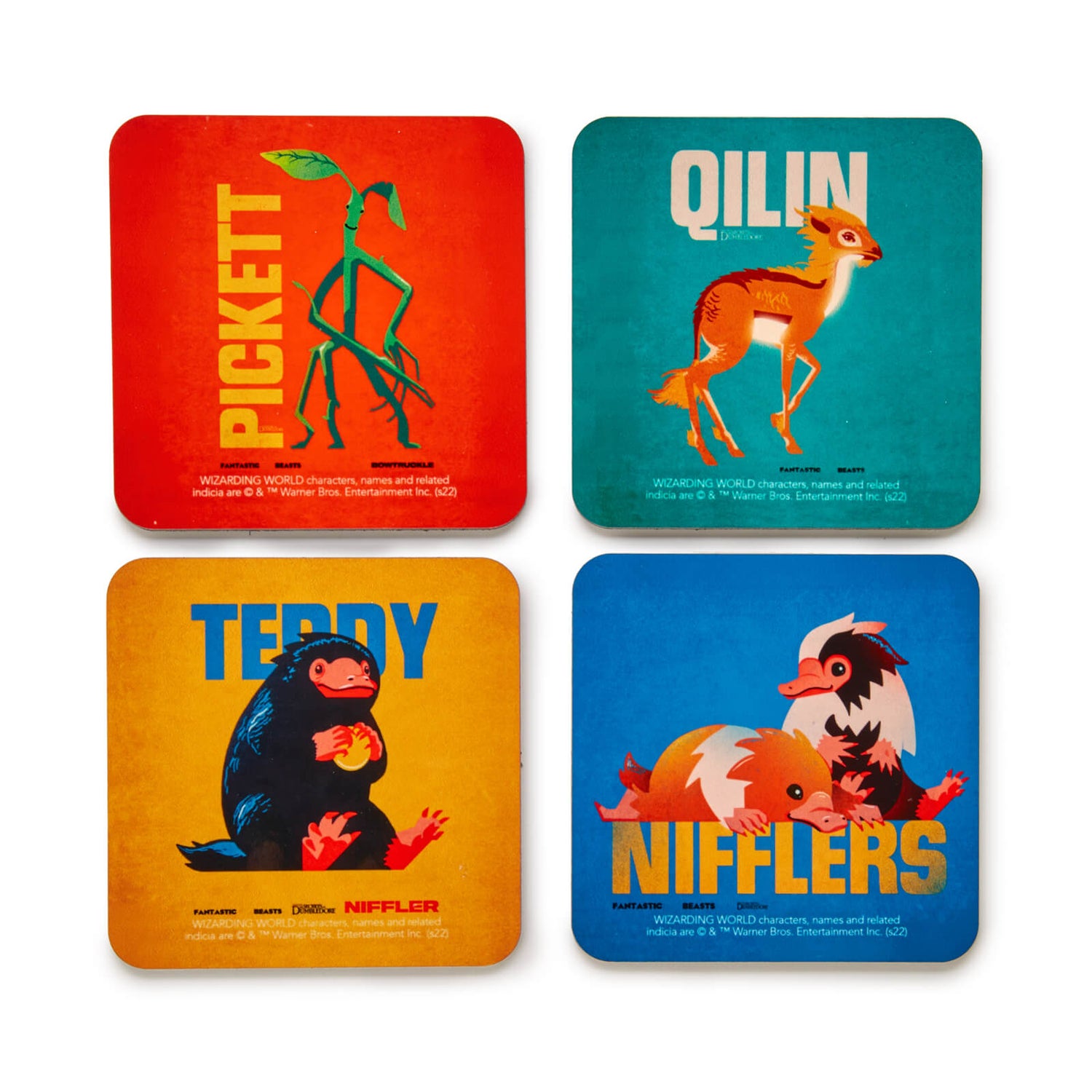 Decorsome x Les Animaux Fantastiques Set de sous-verres