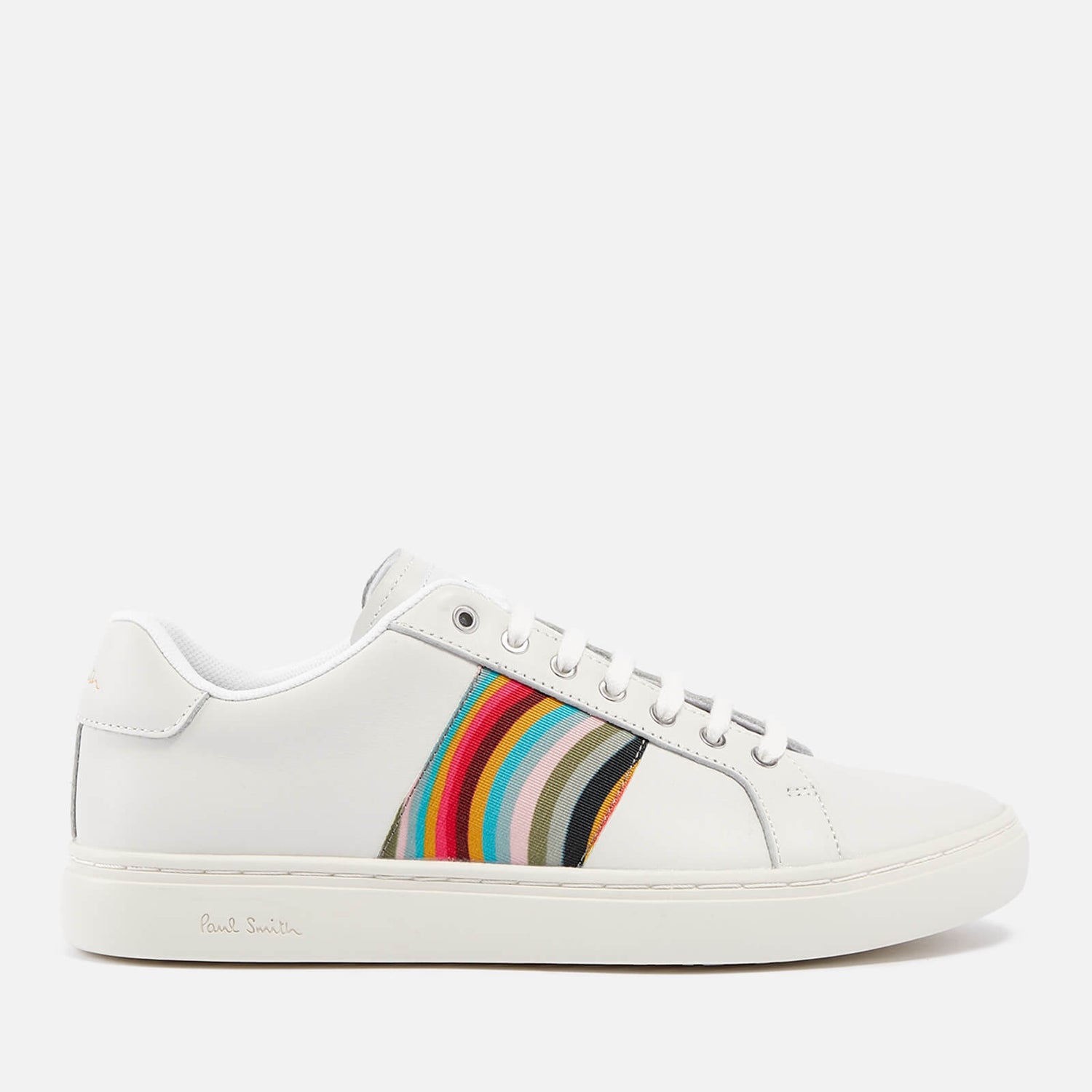 Paul Smith Lapin Grosgrain-Trimmed Leather Trainers - UK 3