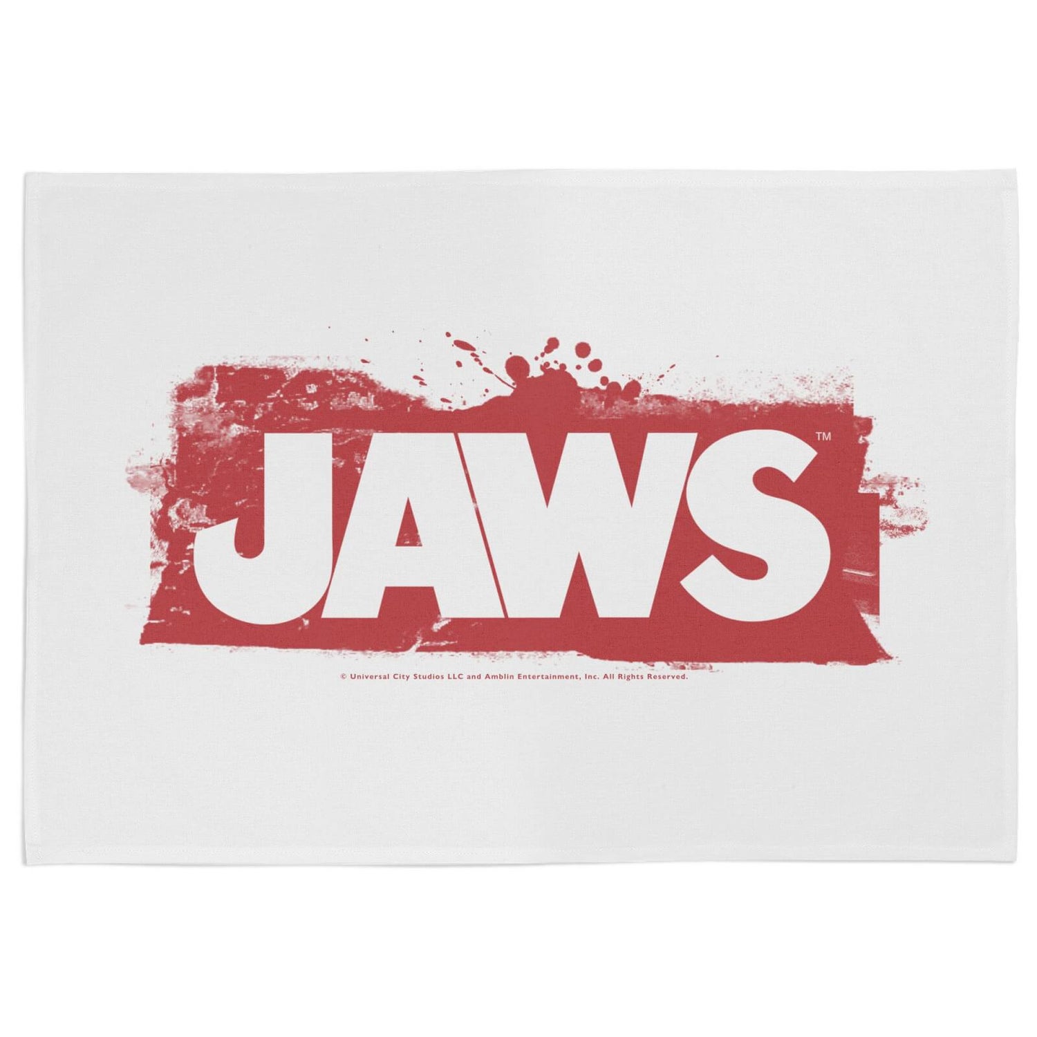 Jaws Bloody Logo Tea Towel