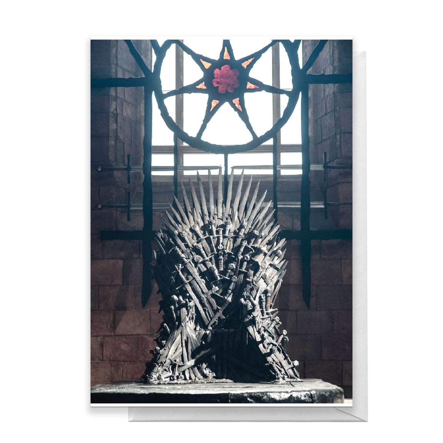 Game of Thrones Iron Throne Greetings Card
