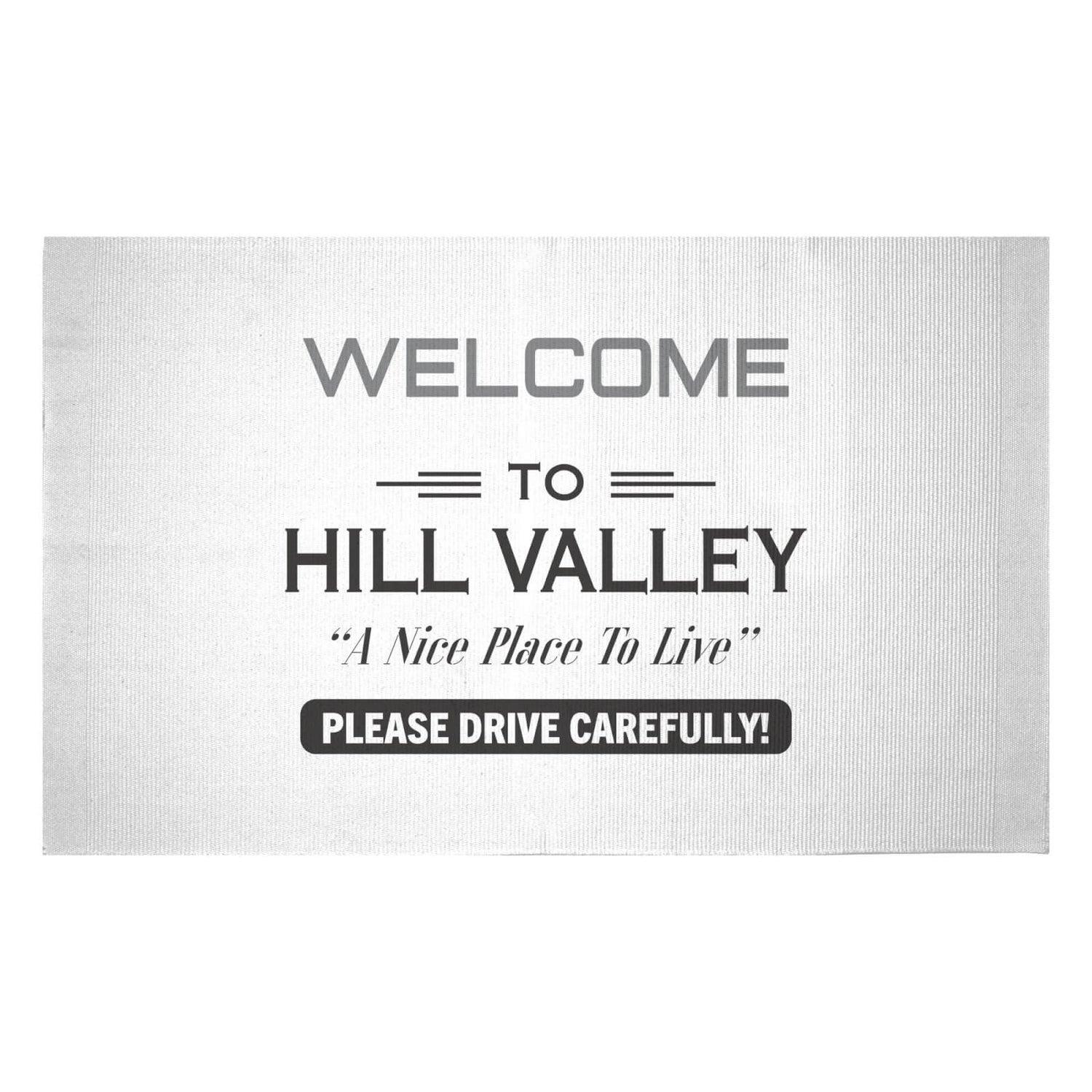 Back To The Future Hill Valley Woven Rug