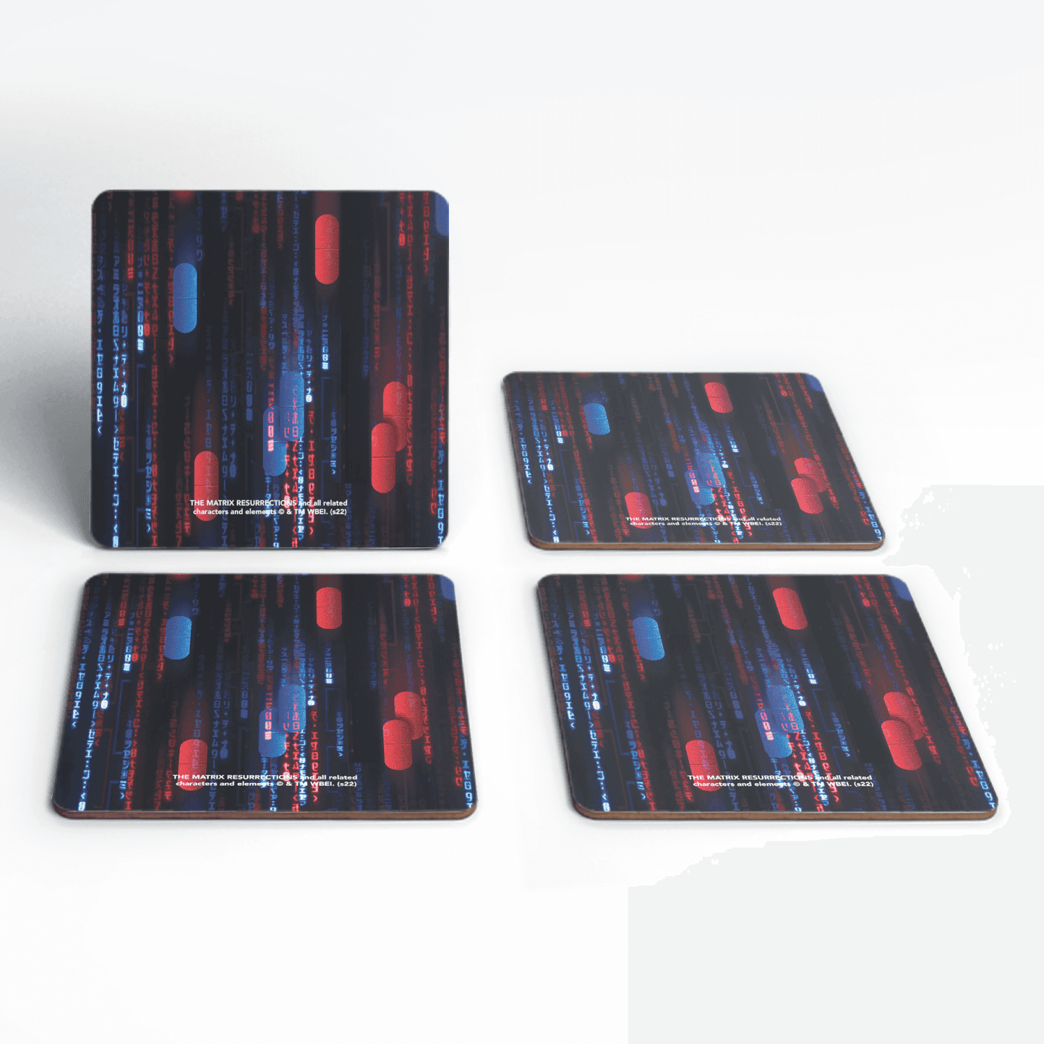 Matrix Pattern Coaster Set