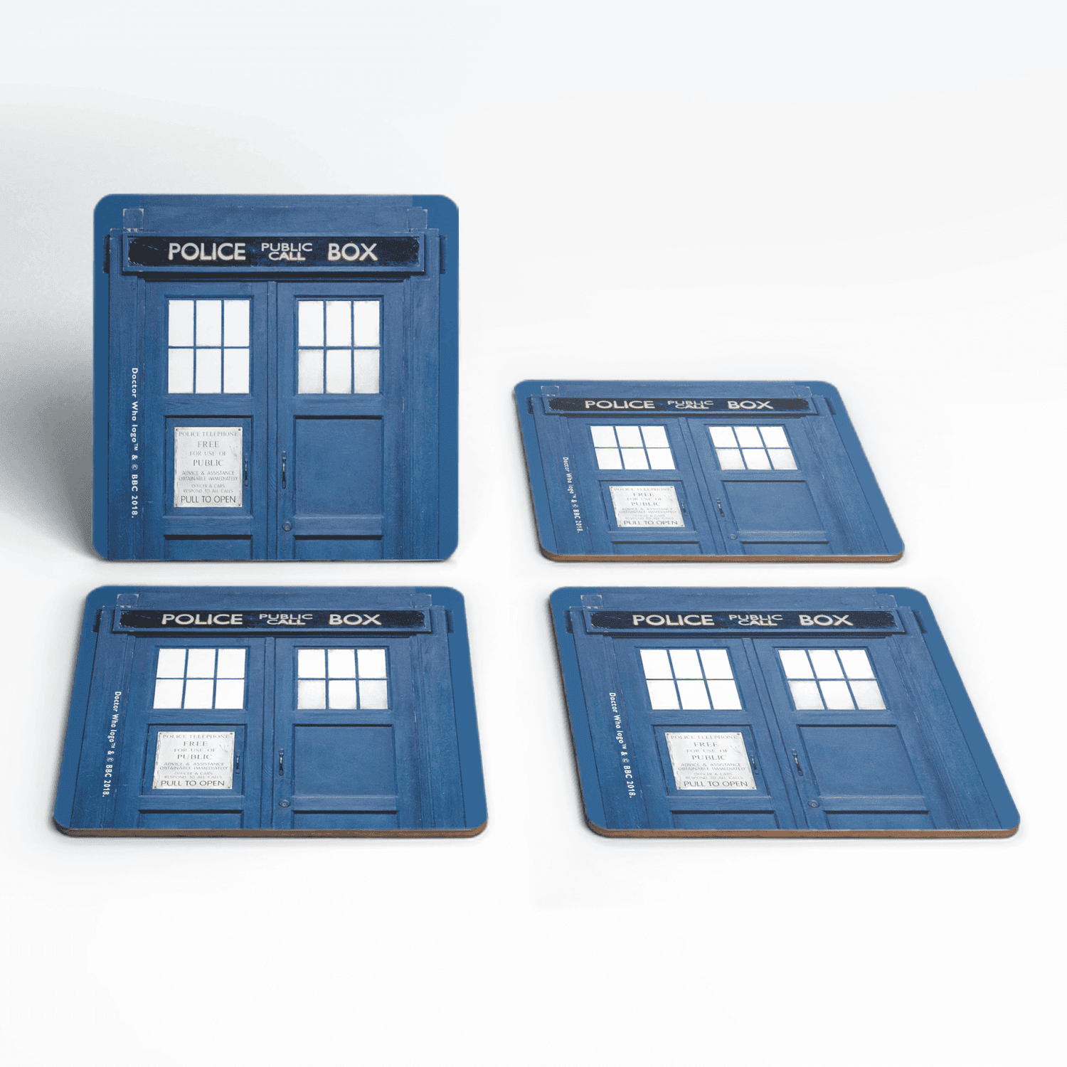 Doctor Who Tardis Coaster Set