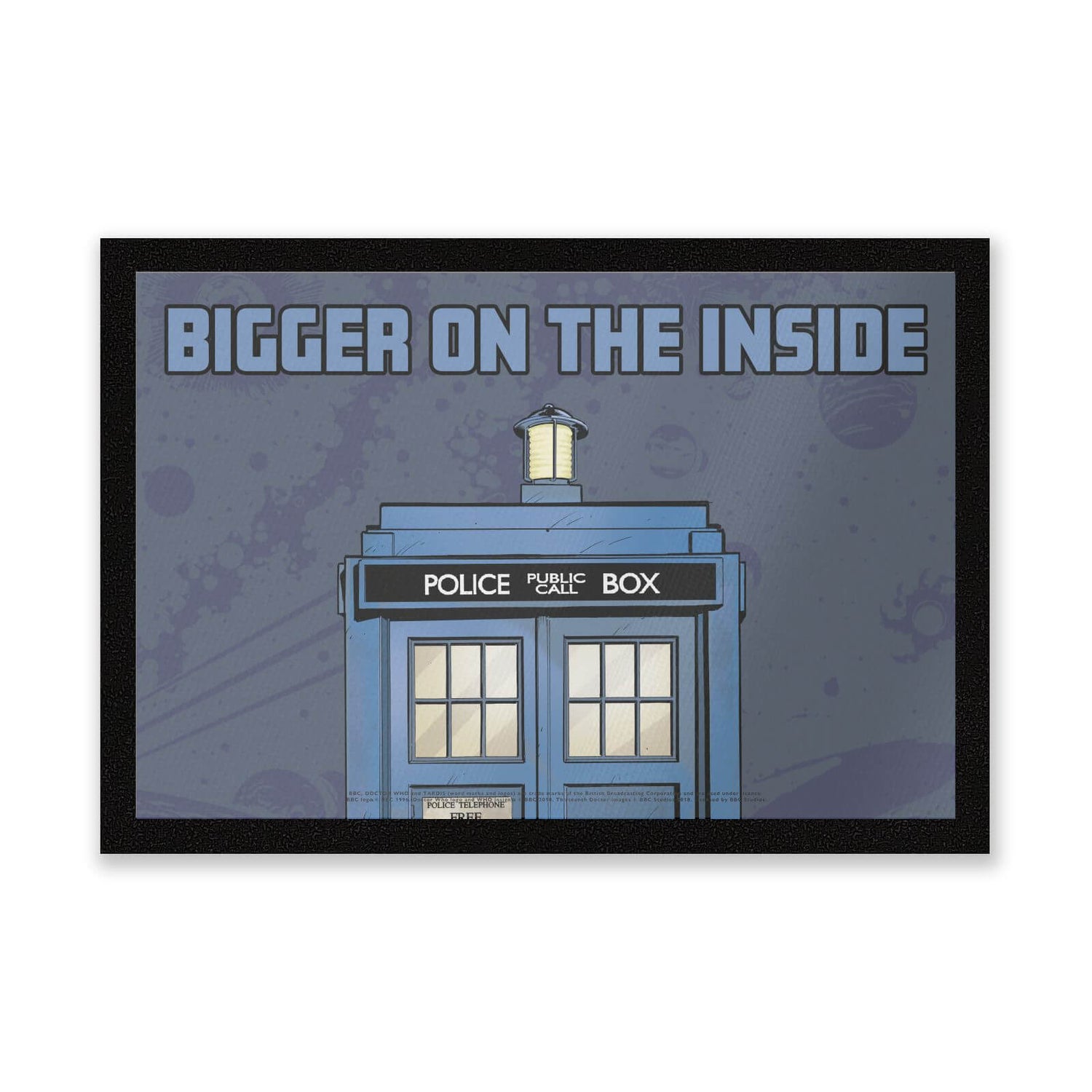 Doctor Who Bigger On The Inside Entrance Mat